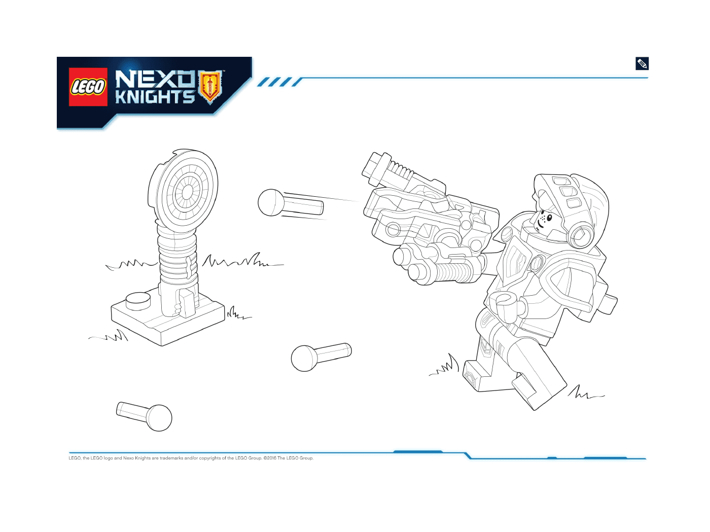 coloriage Lego NEXO KNIGHTS products 7