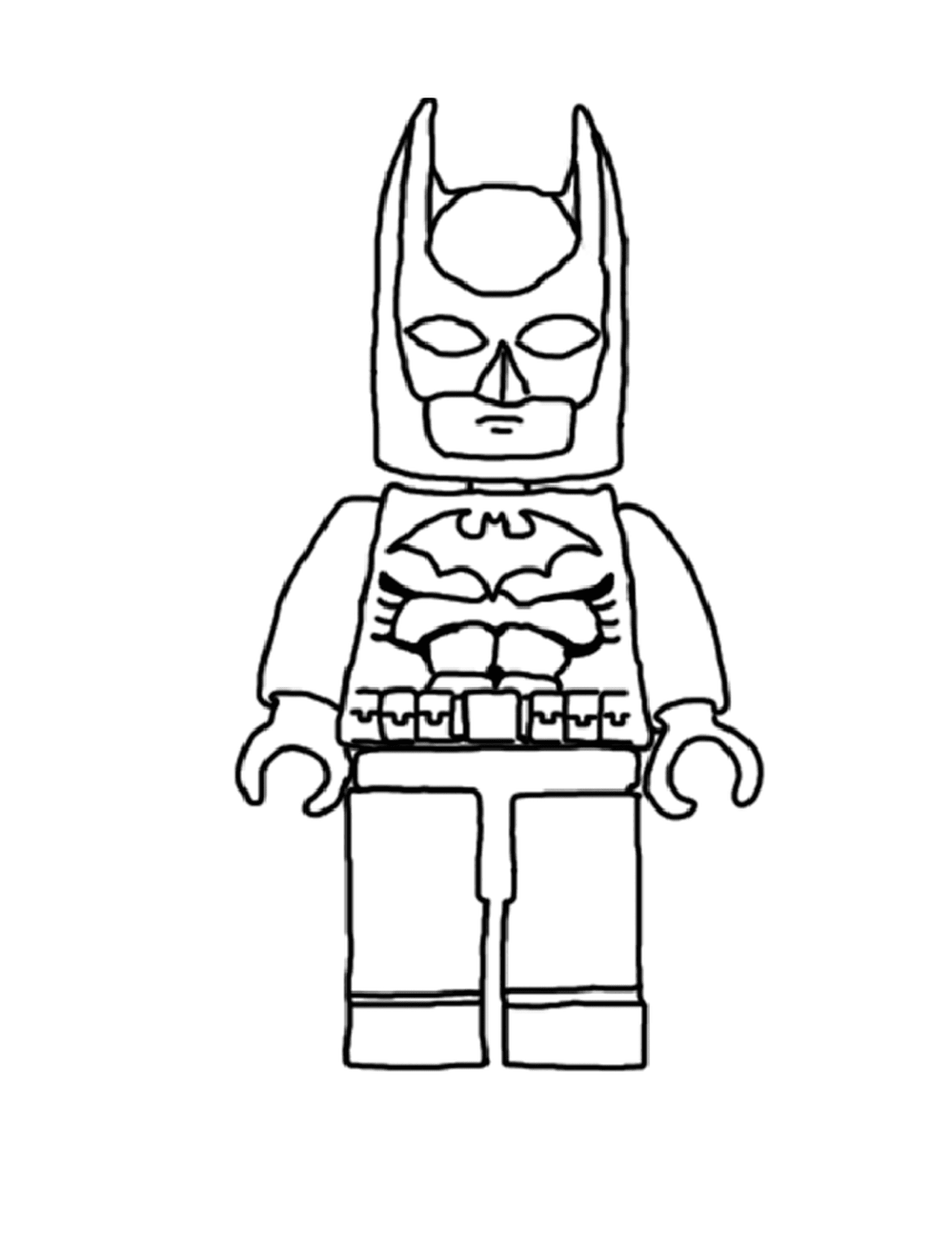 coloriage simple batman lego movie 2017