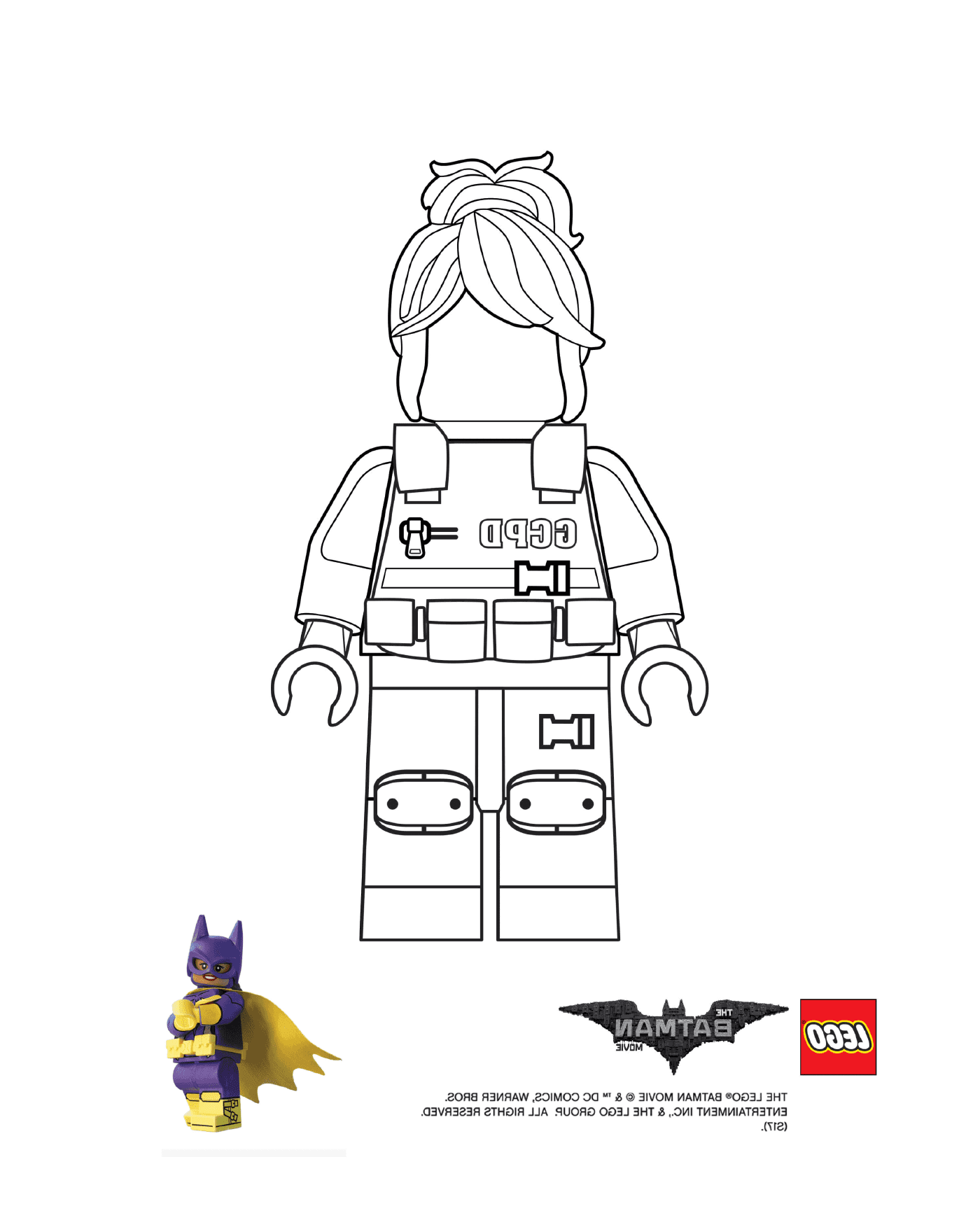 coloriage BarbGor Lego Batman Movie