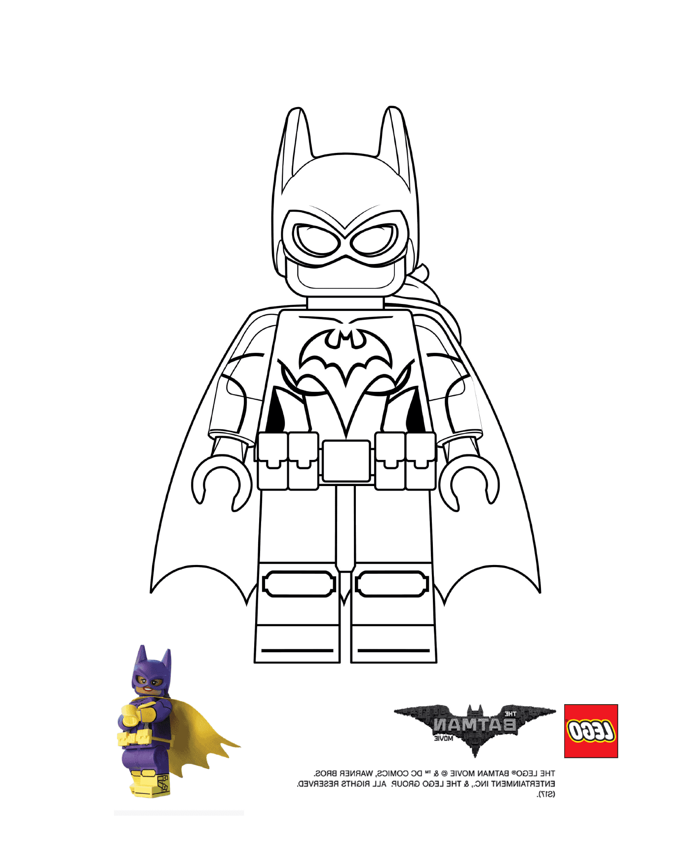 coloriage Batgirl Lego Batman Movie