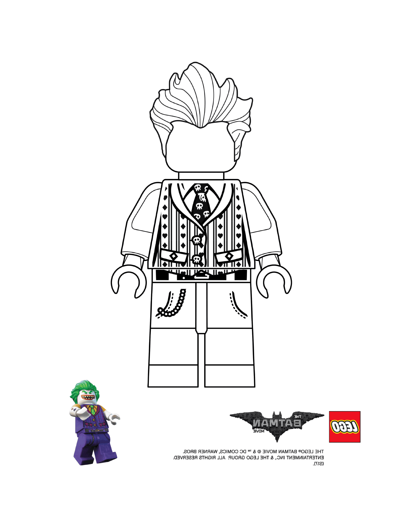 coloriage Joker Lego Batman Movie