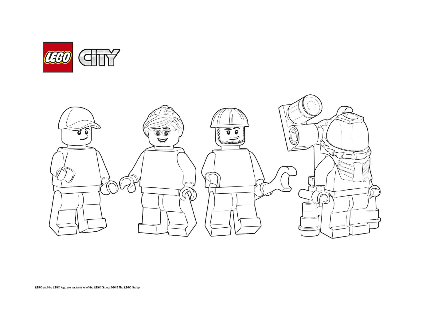 coloriage Lego City Space Starter Set