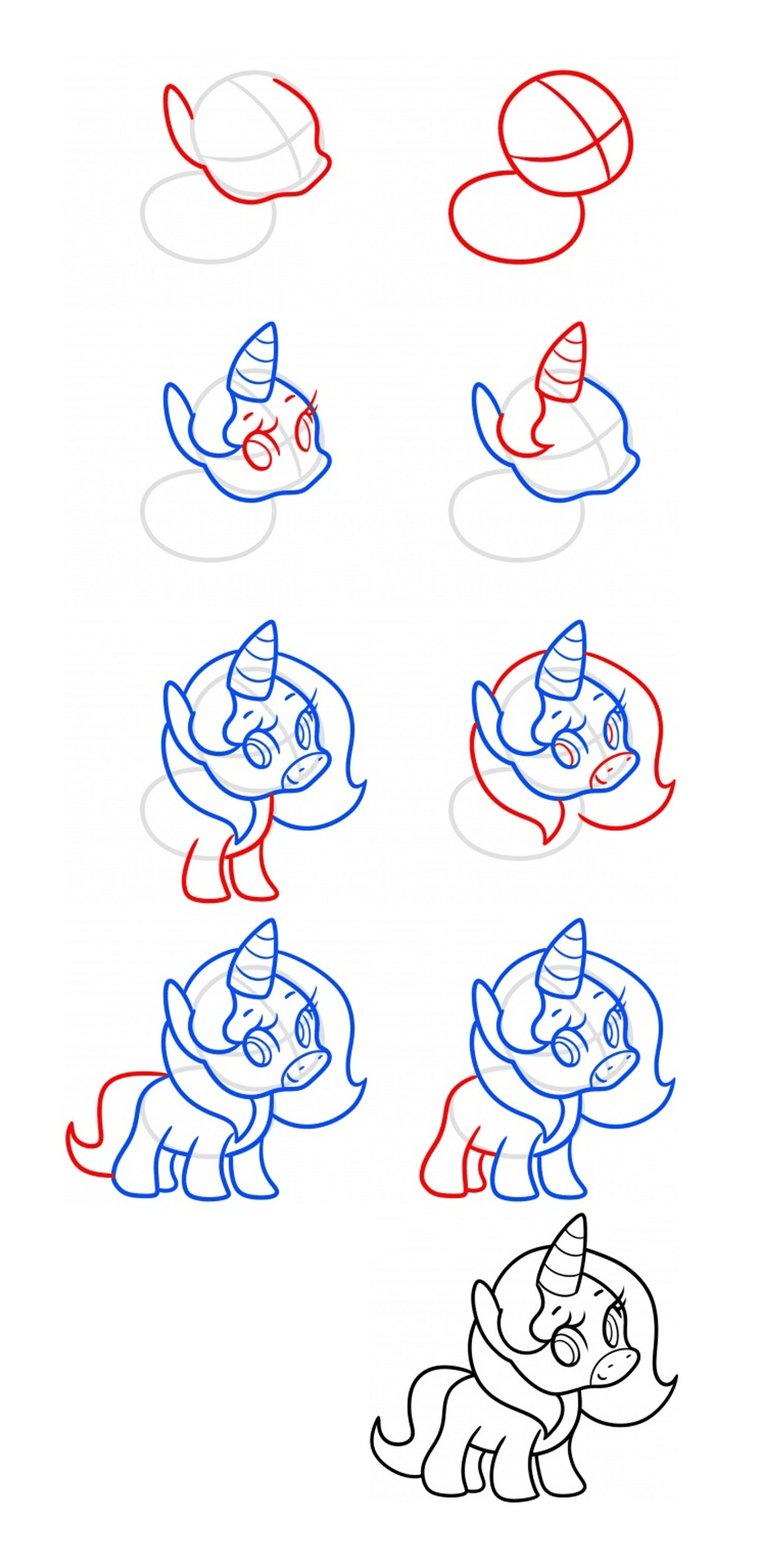 comment dessiner facilement une licorne etape par etape