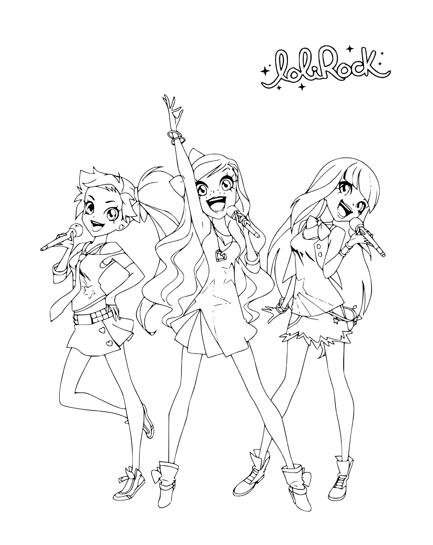 coloriage Free Printable LoliRock Coloring Page