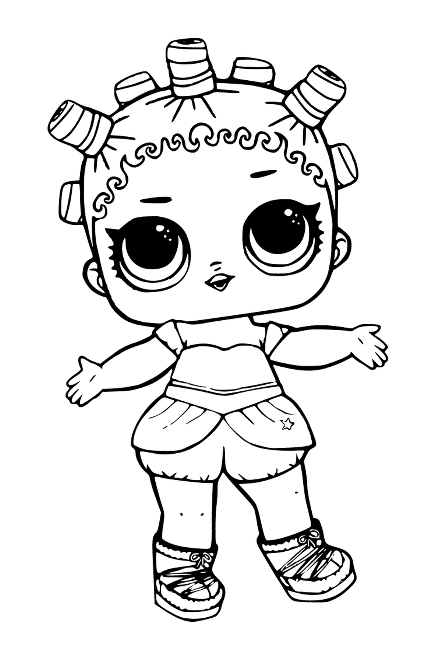 coloriage LOL Surprise Doll Glitter Cosmic Queen