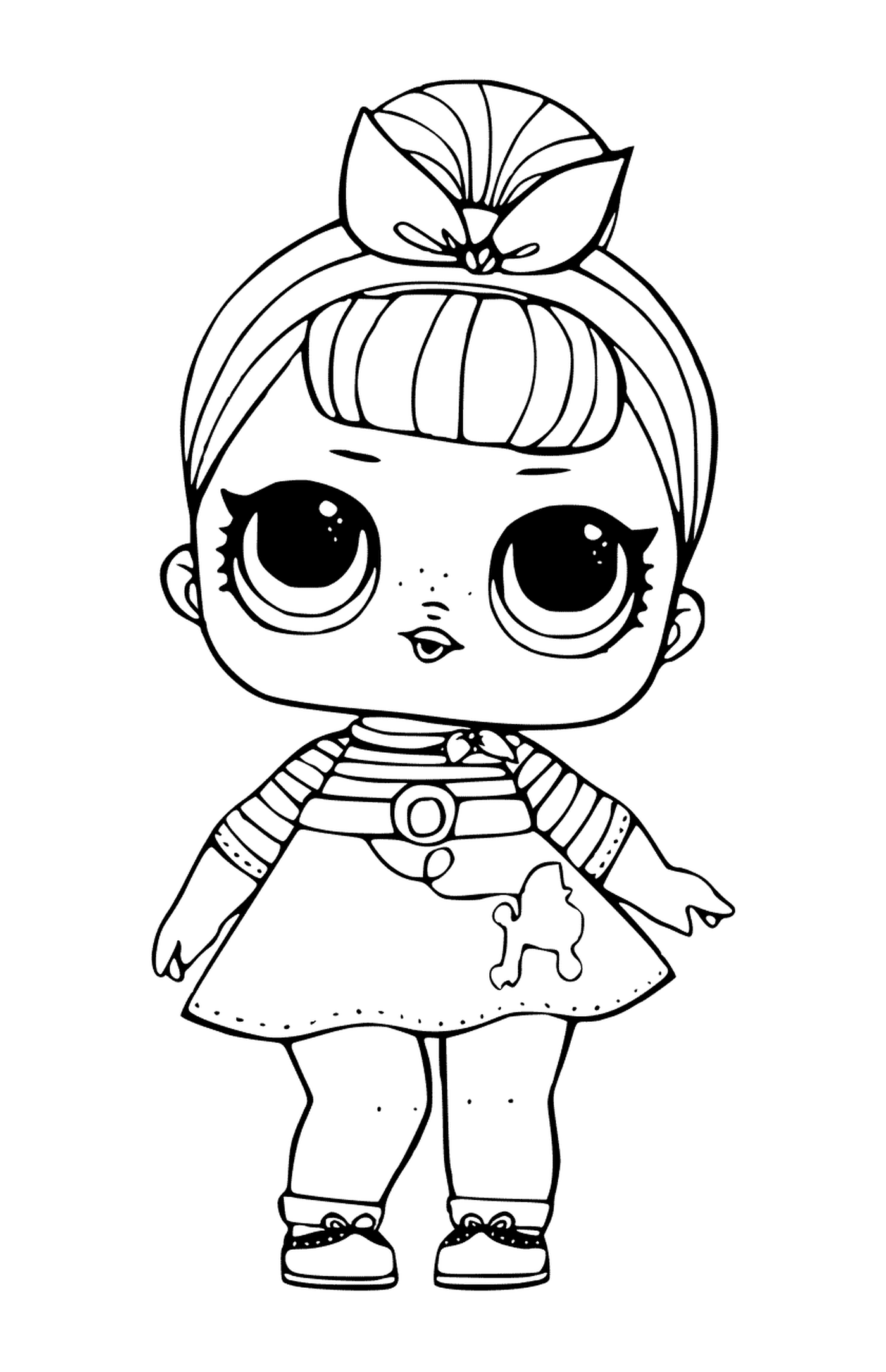 coloriage Sis Swing Doll from LOL Surprise