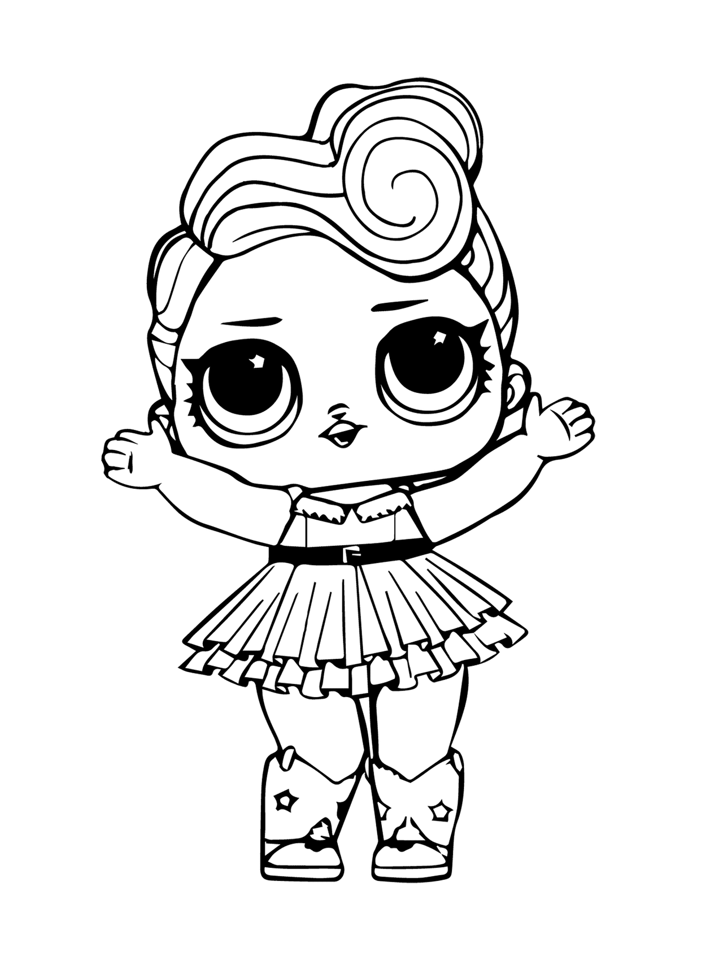 coloriage lol doll luxe