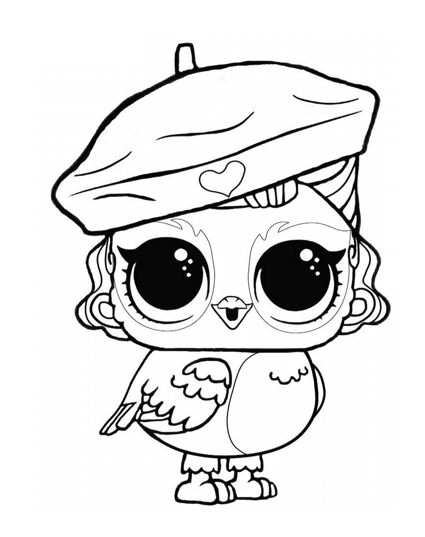 coloriage angel with eye spy LOL Ruprise Pets