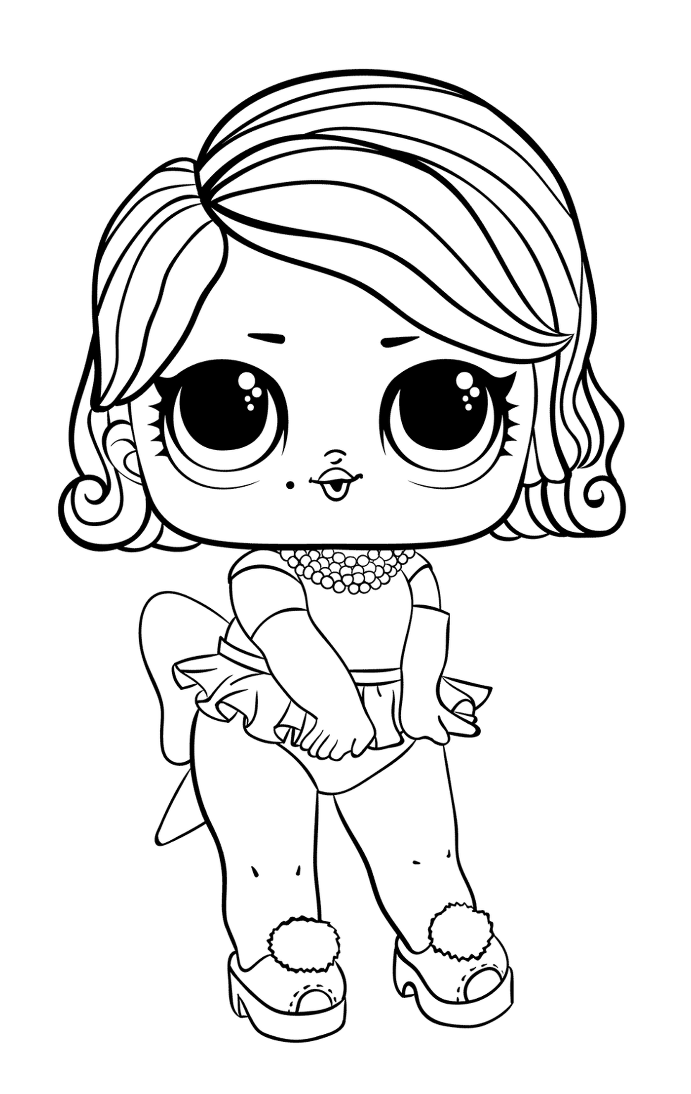 coloriage LOL HairGoals Glamour Queen