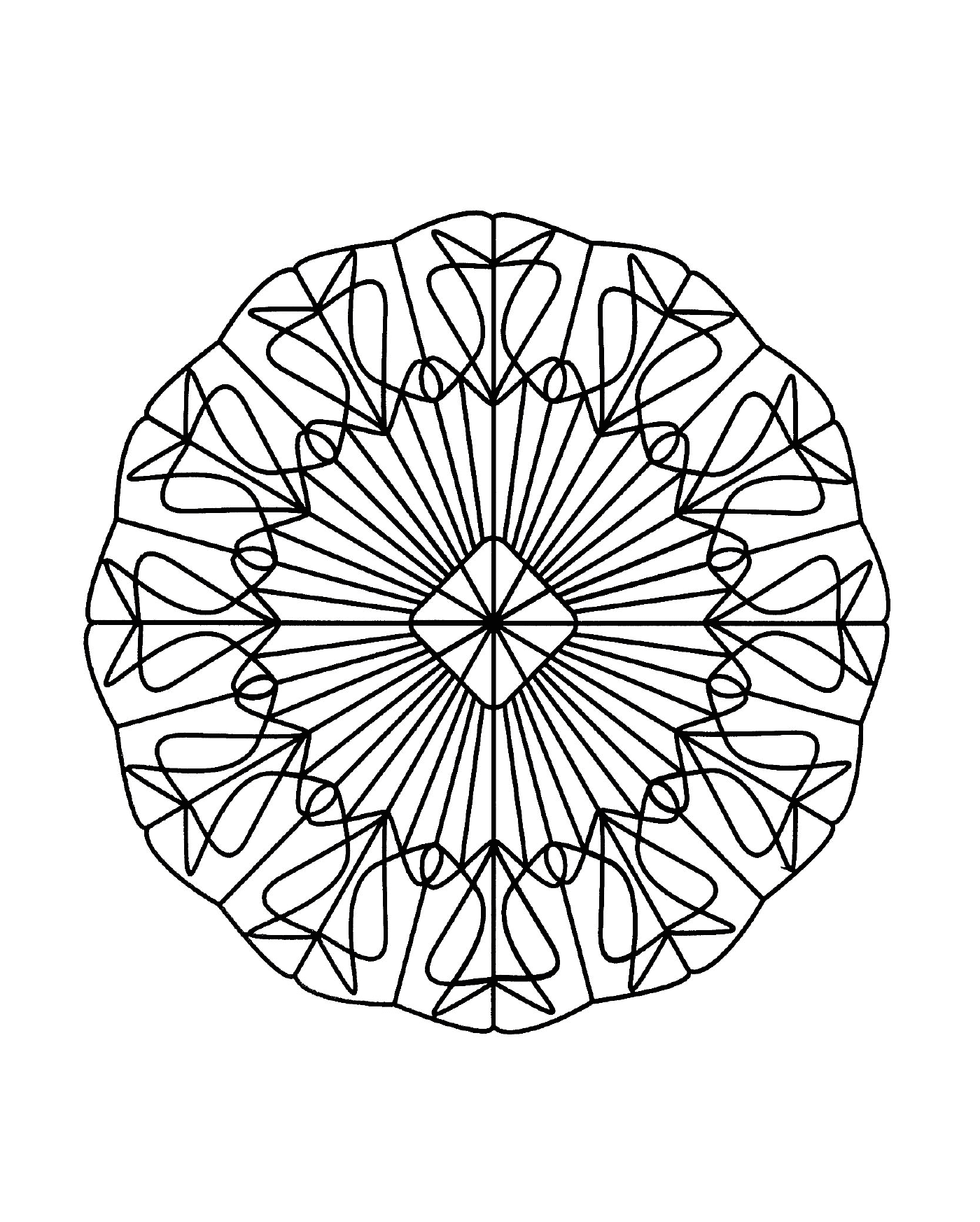 coloriage mandalas to download for free 20