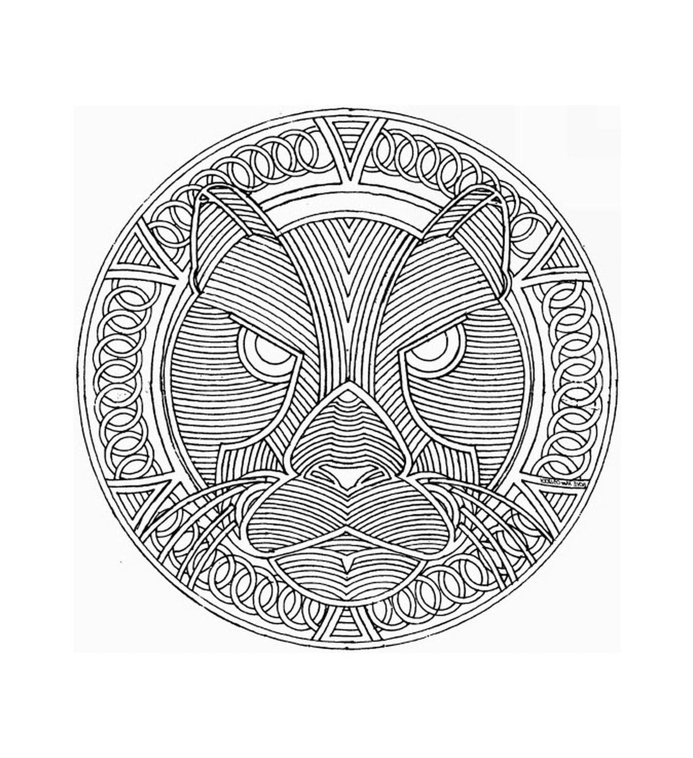 coloriage coloring free mandala difficult adult to print 9