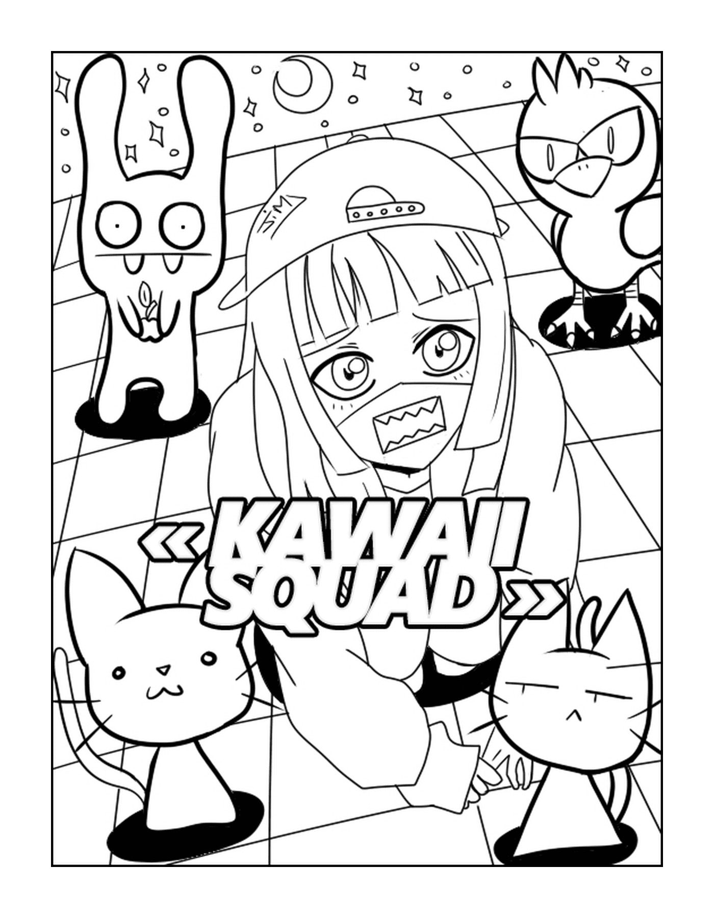 manga kawaii squad