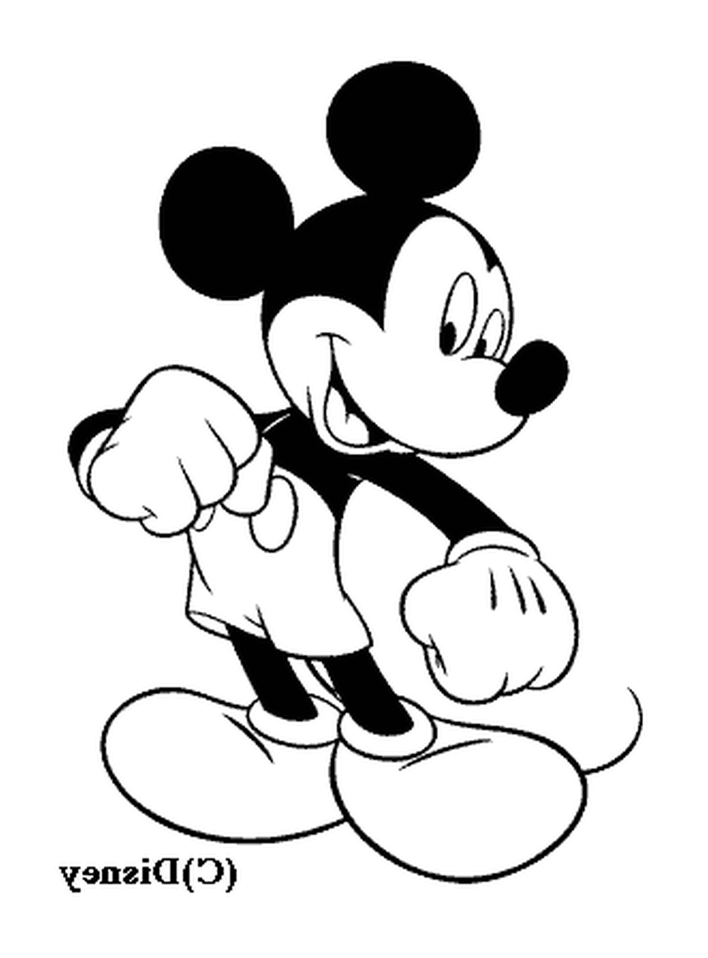 coloriage Dessin de Mickey Mouse