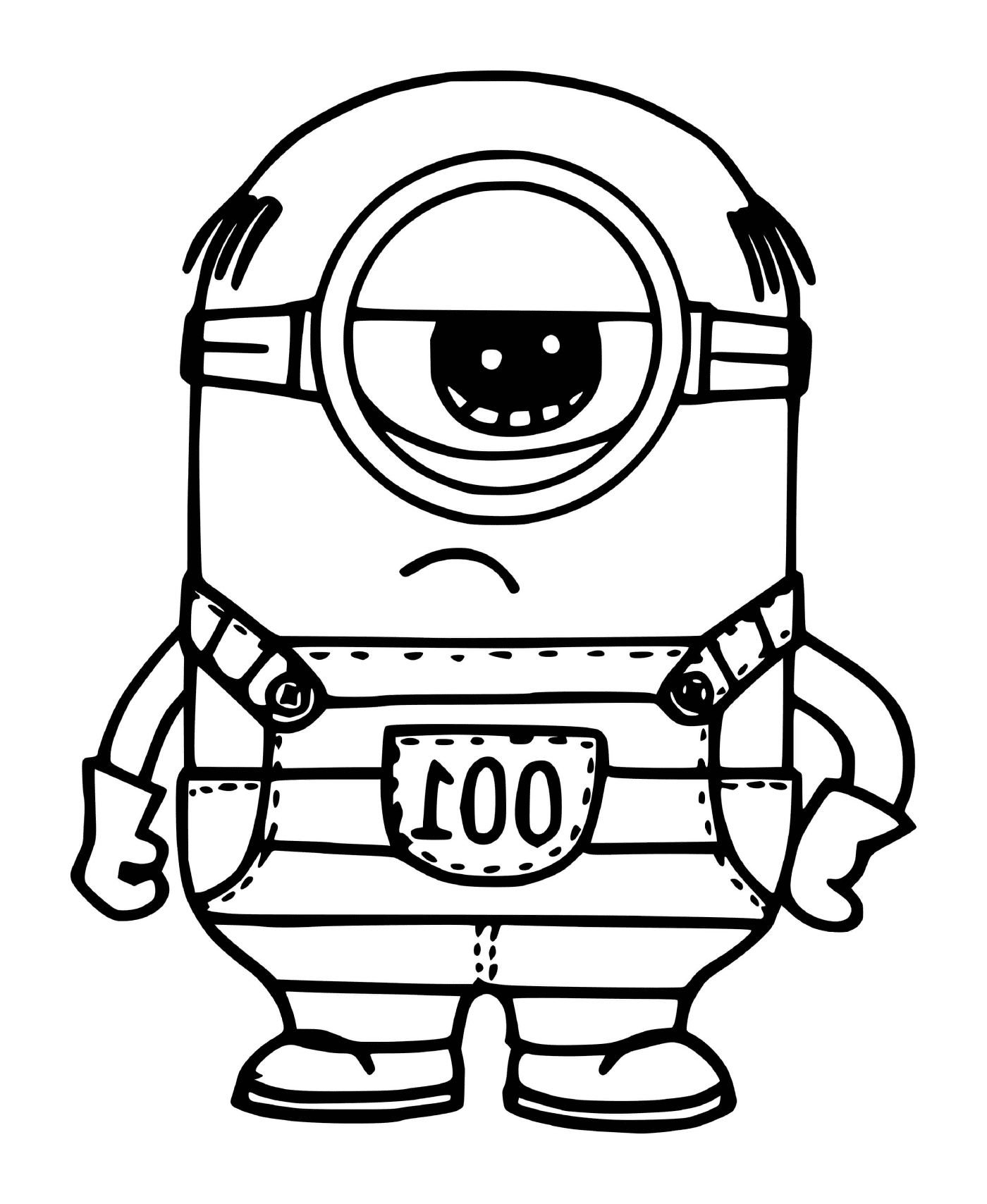 coloriage Number One Minion