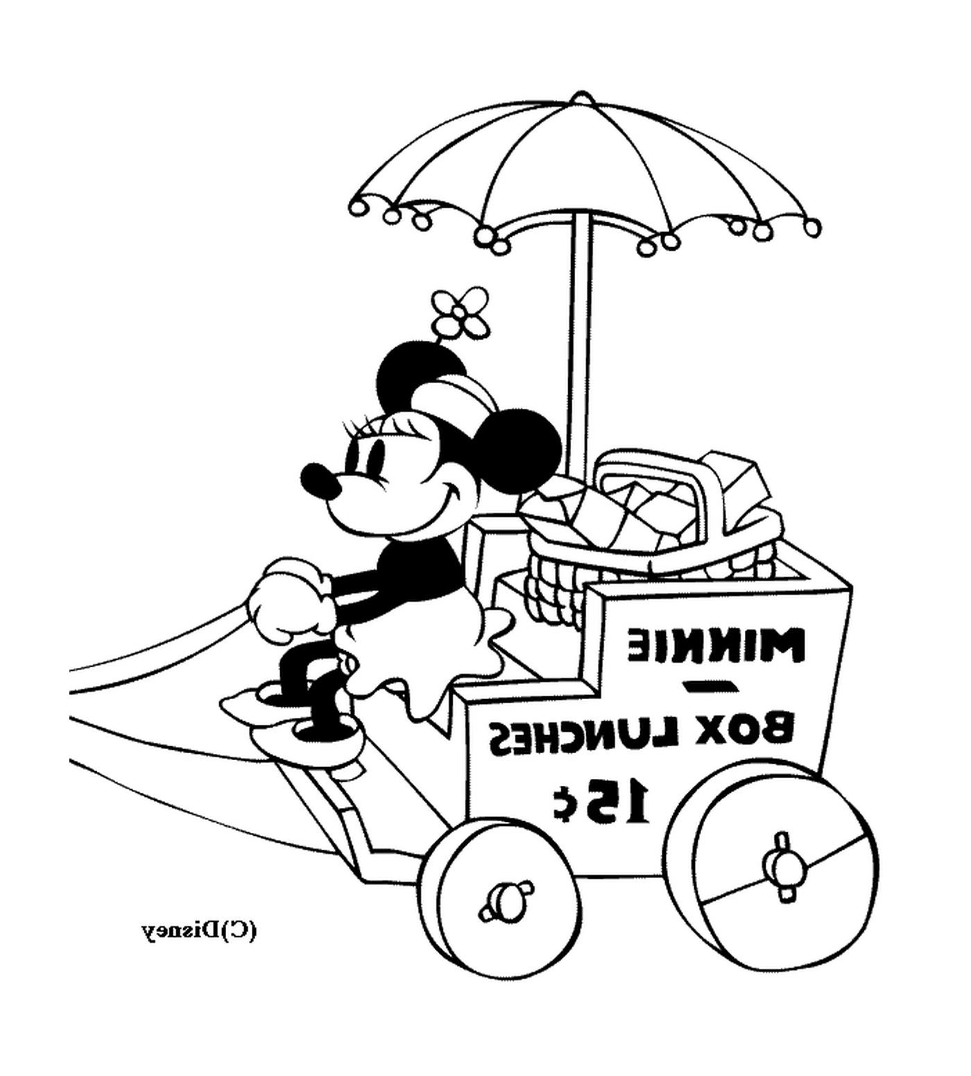 coloriage Minnie Box Lunches 15c