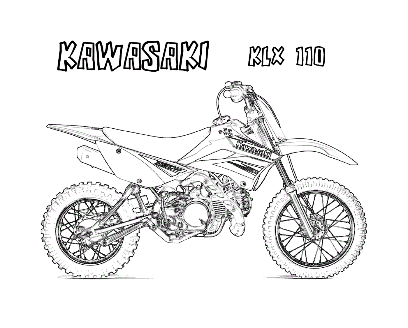 coloriage motocross 36
