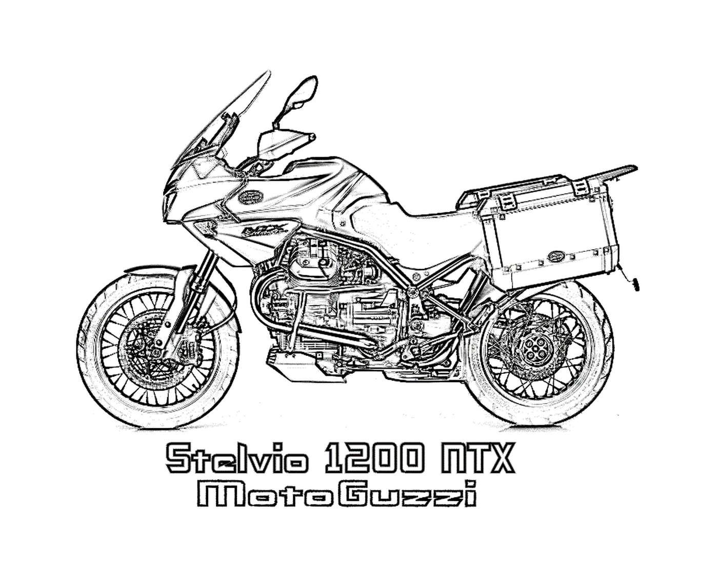 coloriage moto 84
