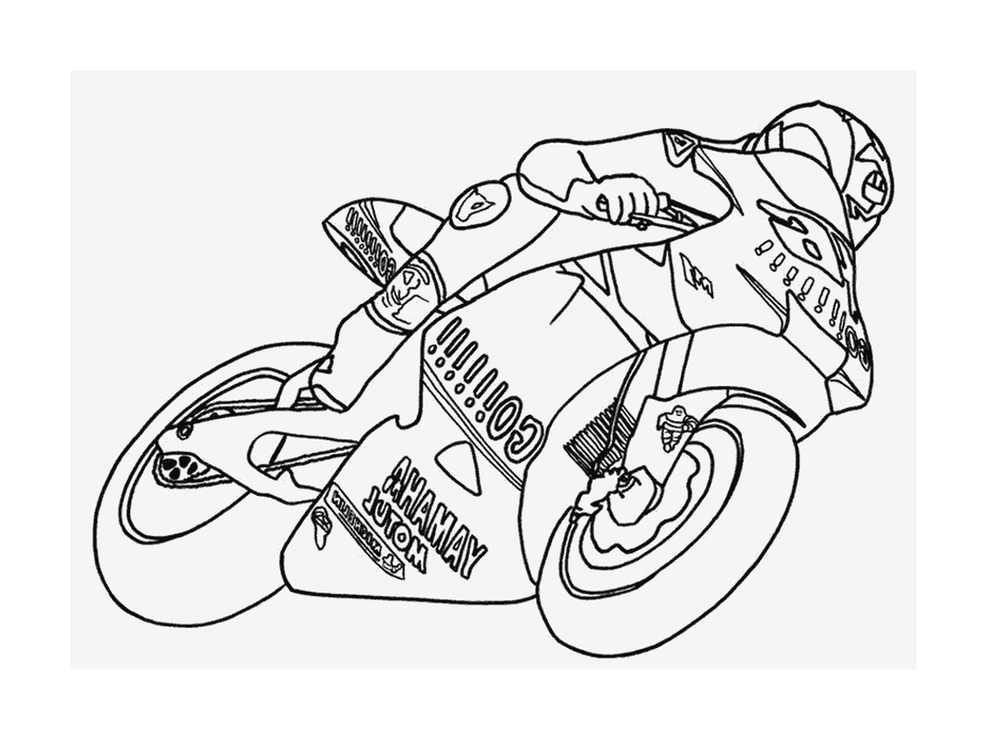 coloriage moto de course 18