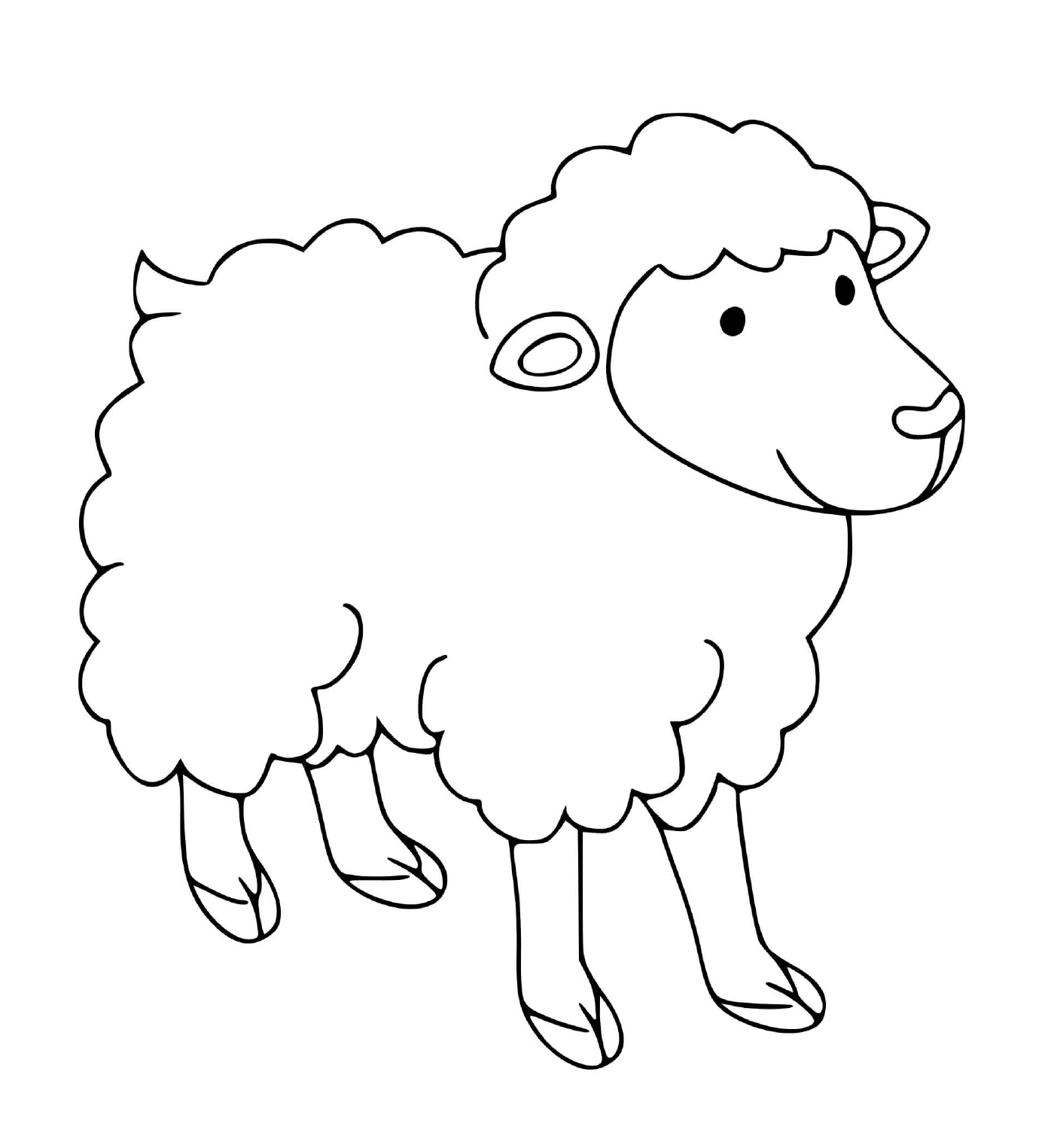 coloriage belier mouton maternelle