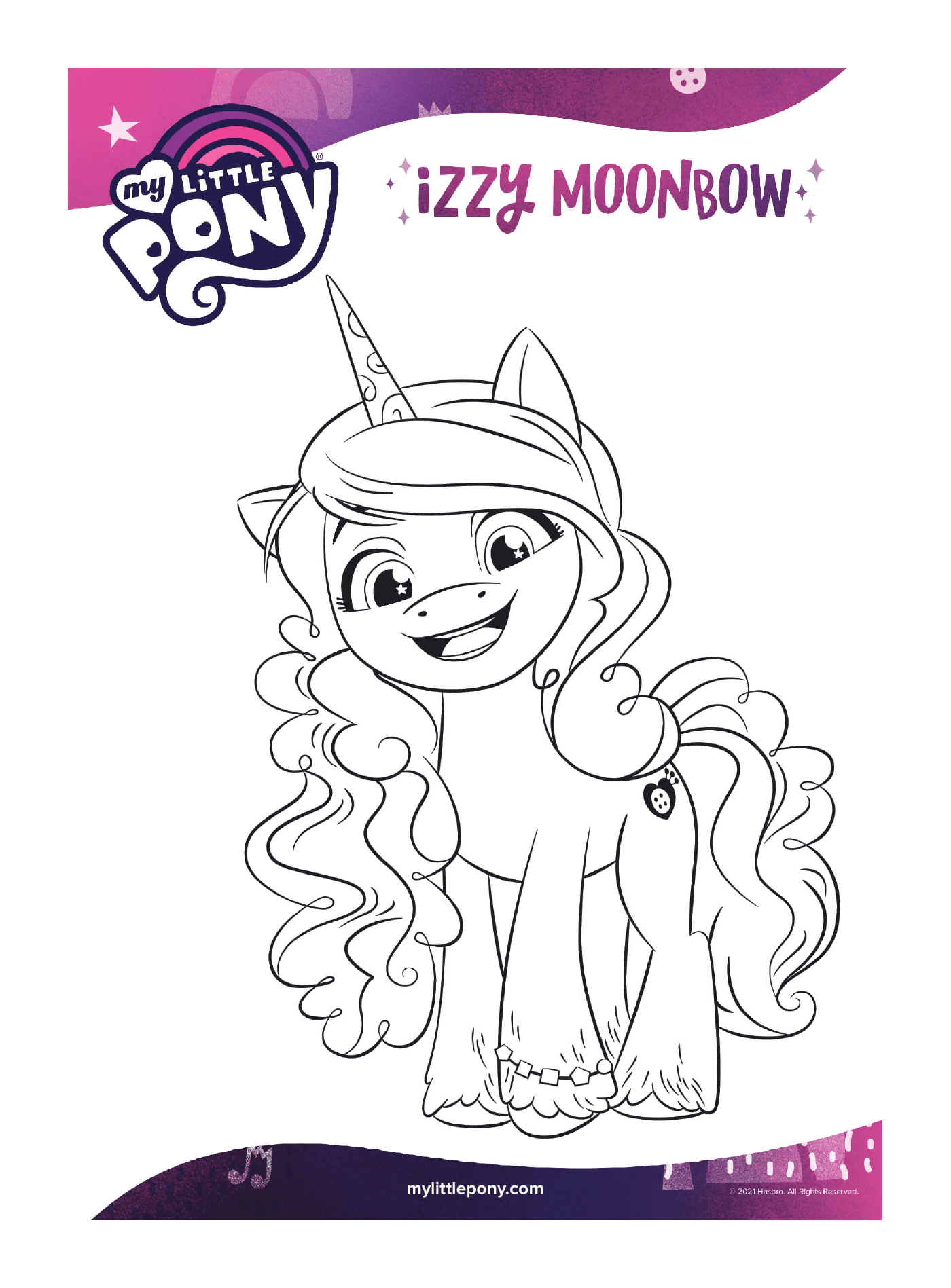 izzy moonbow loves crafting mlp 5