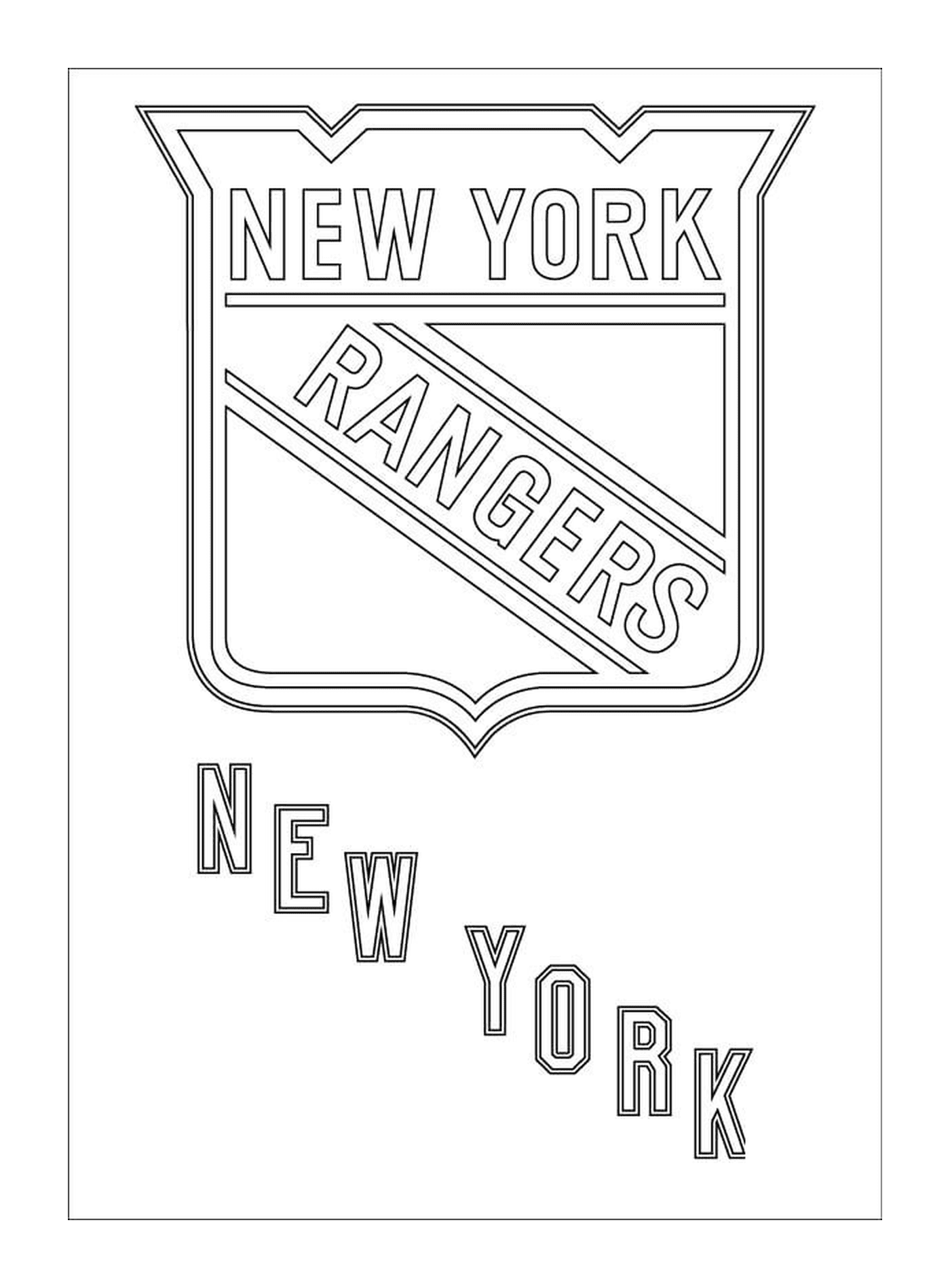 new york rangers logo lnh nhl hockey sport