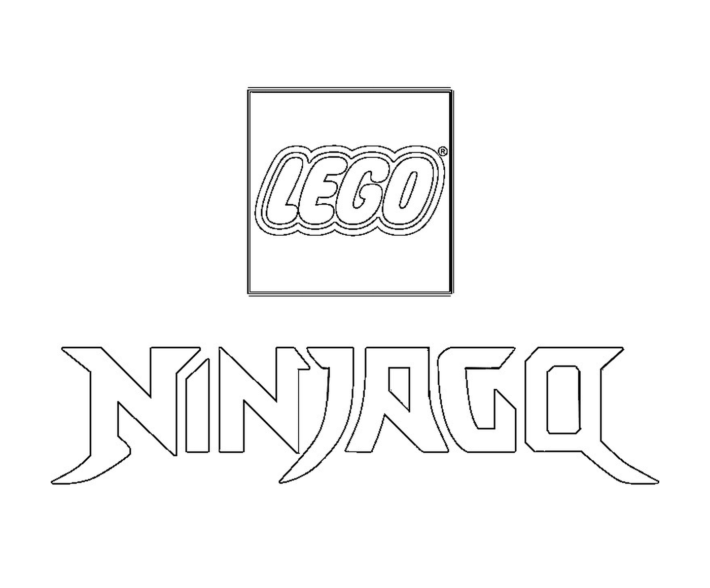 coloriage logo ninjago