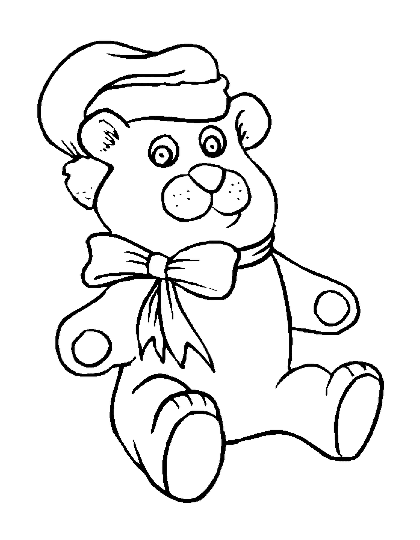 coloriage ours peluche