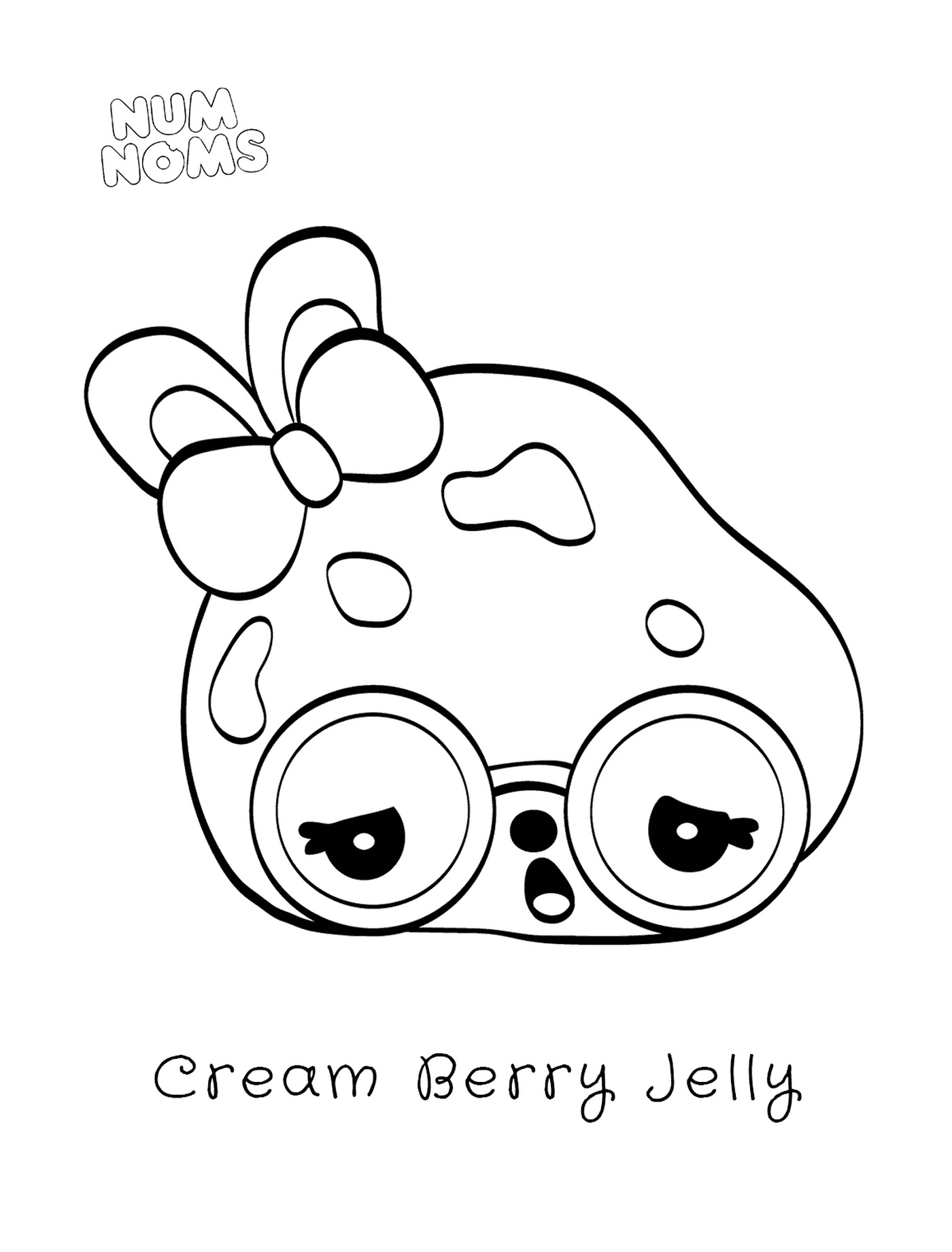 coloriage Num Noms Cream Berry Jelly