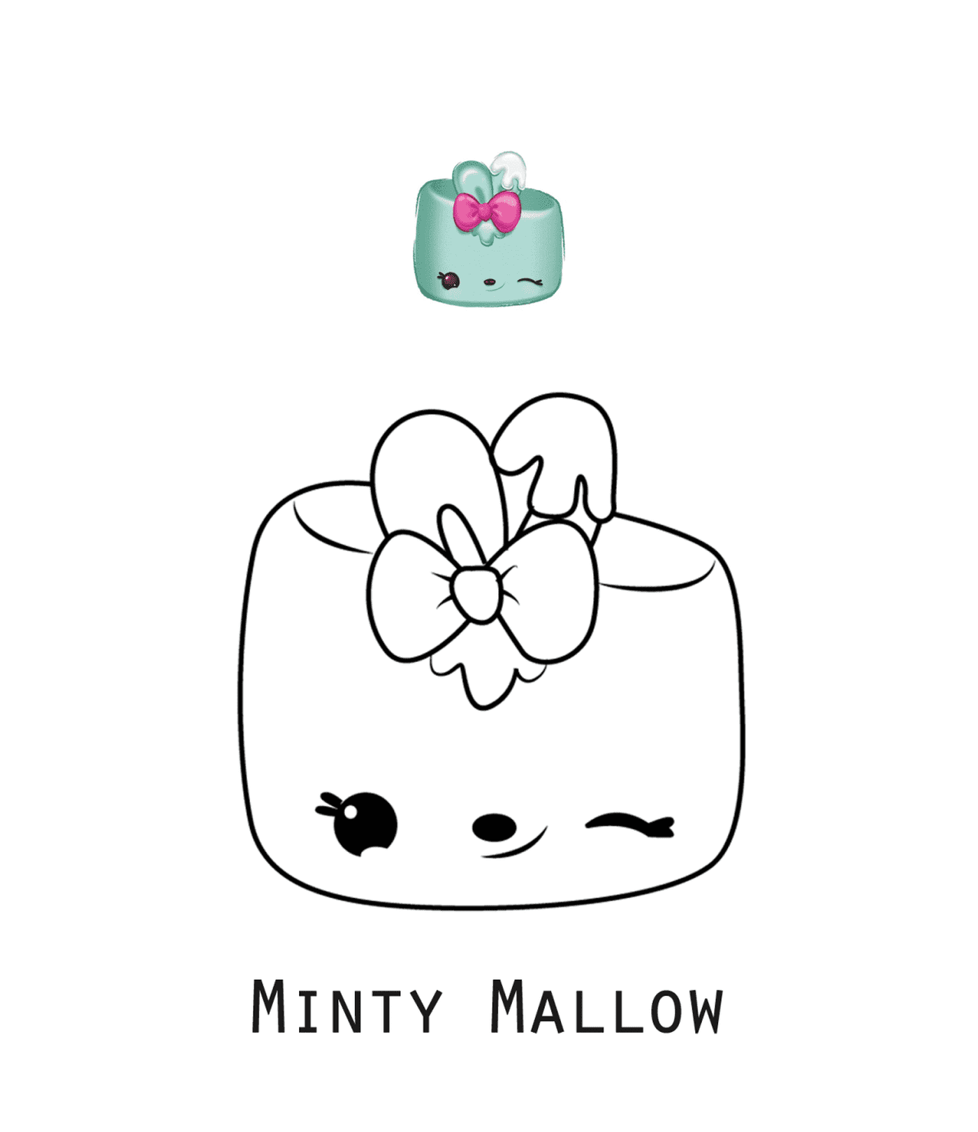 coloriage num noms minty mallow