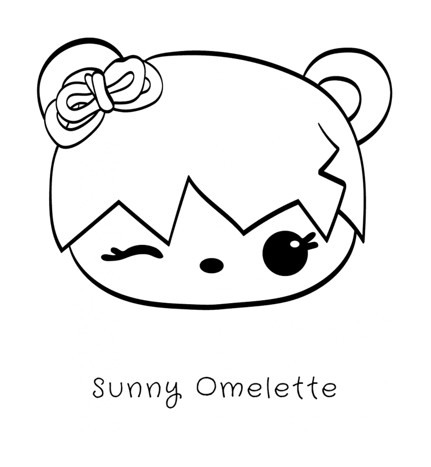 coloriage sunny omelette