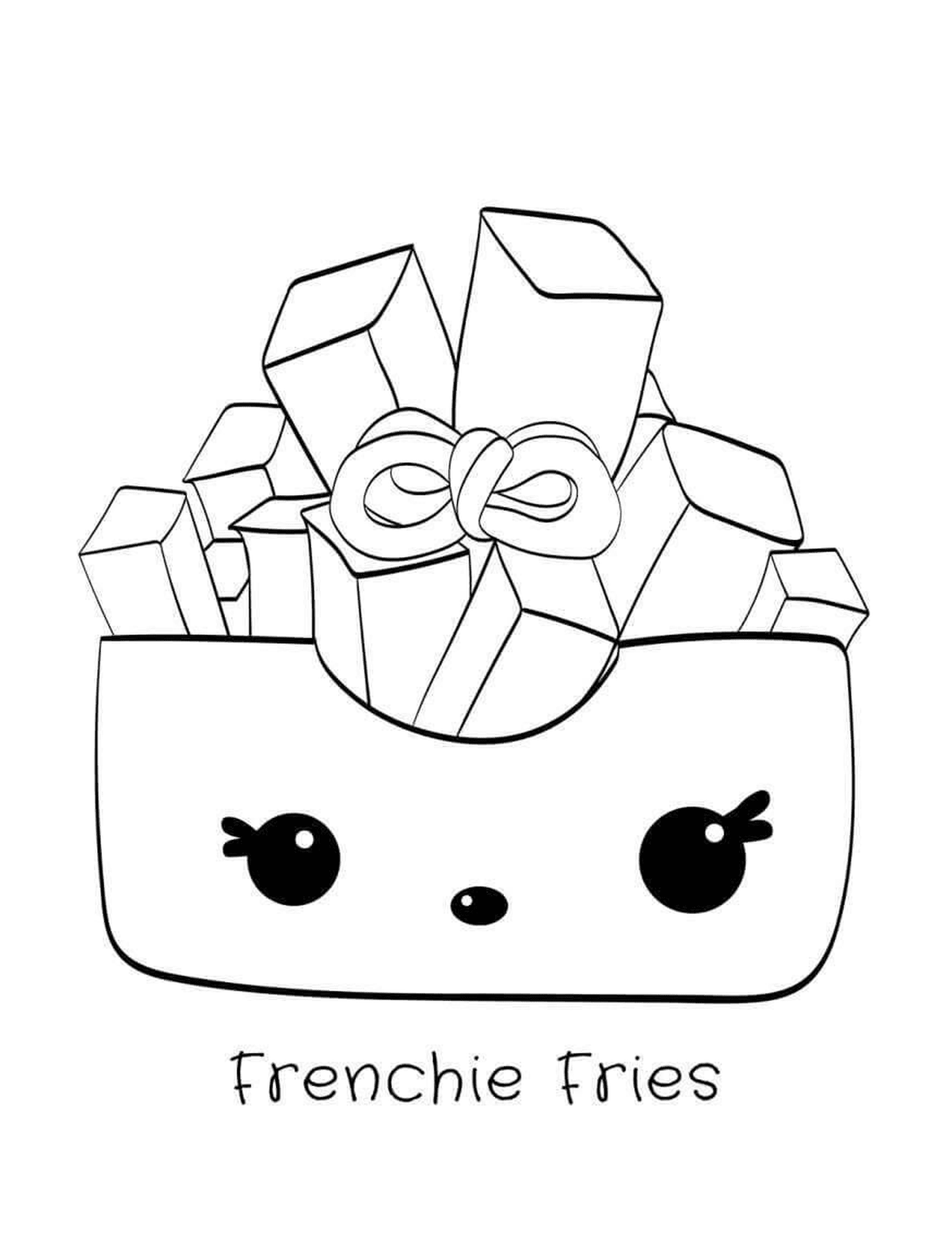 coloriage frenchie fries