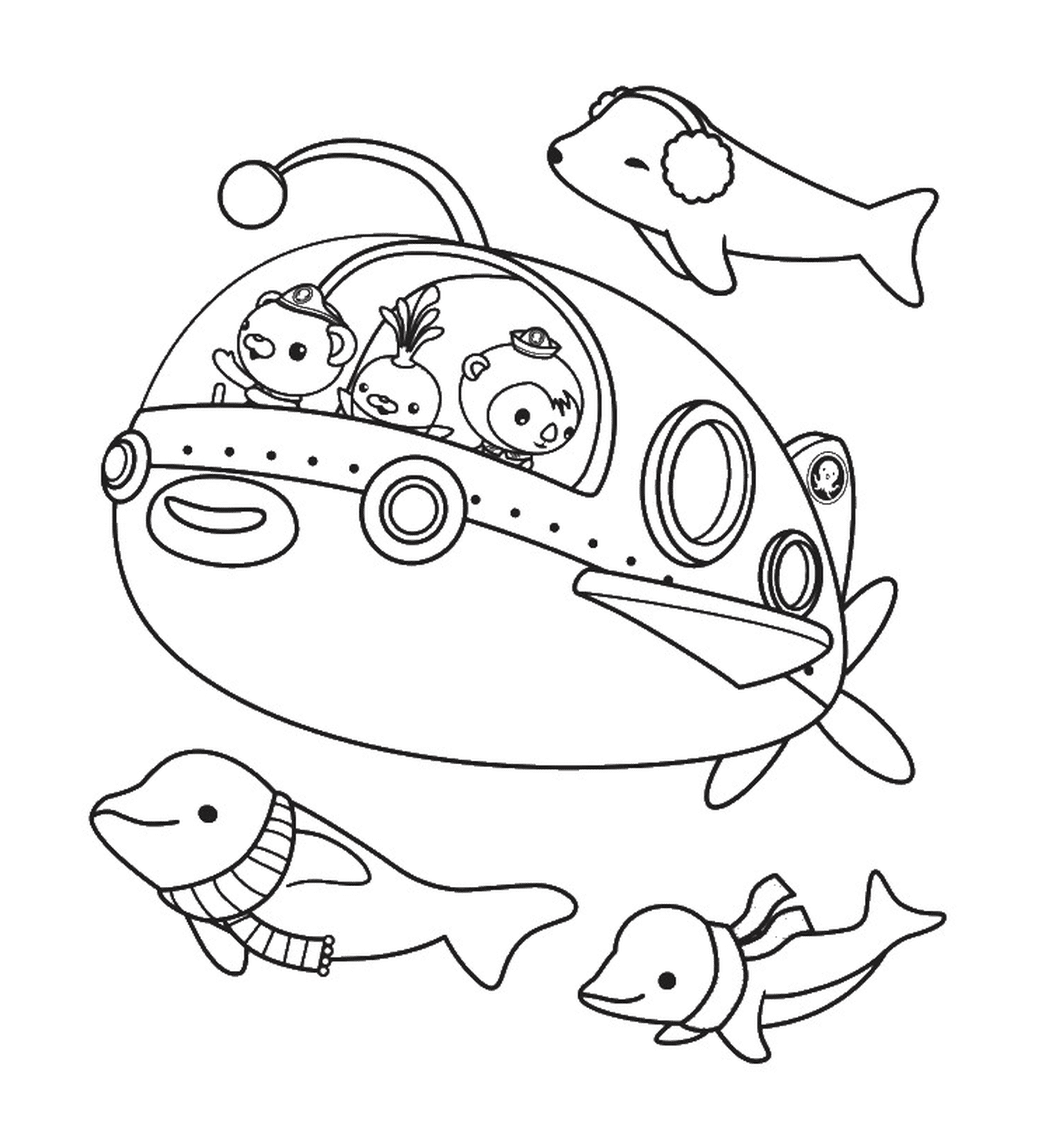 les octonauts sous marin en aventure