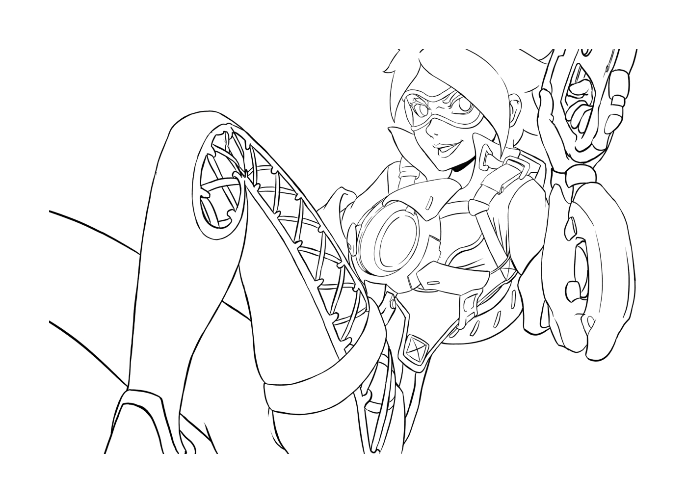 coloriage overwatch tracer pulse pistols