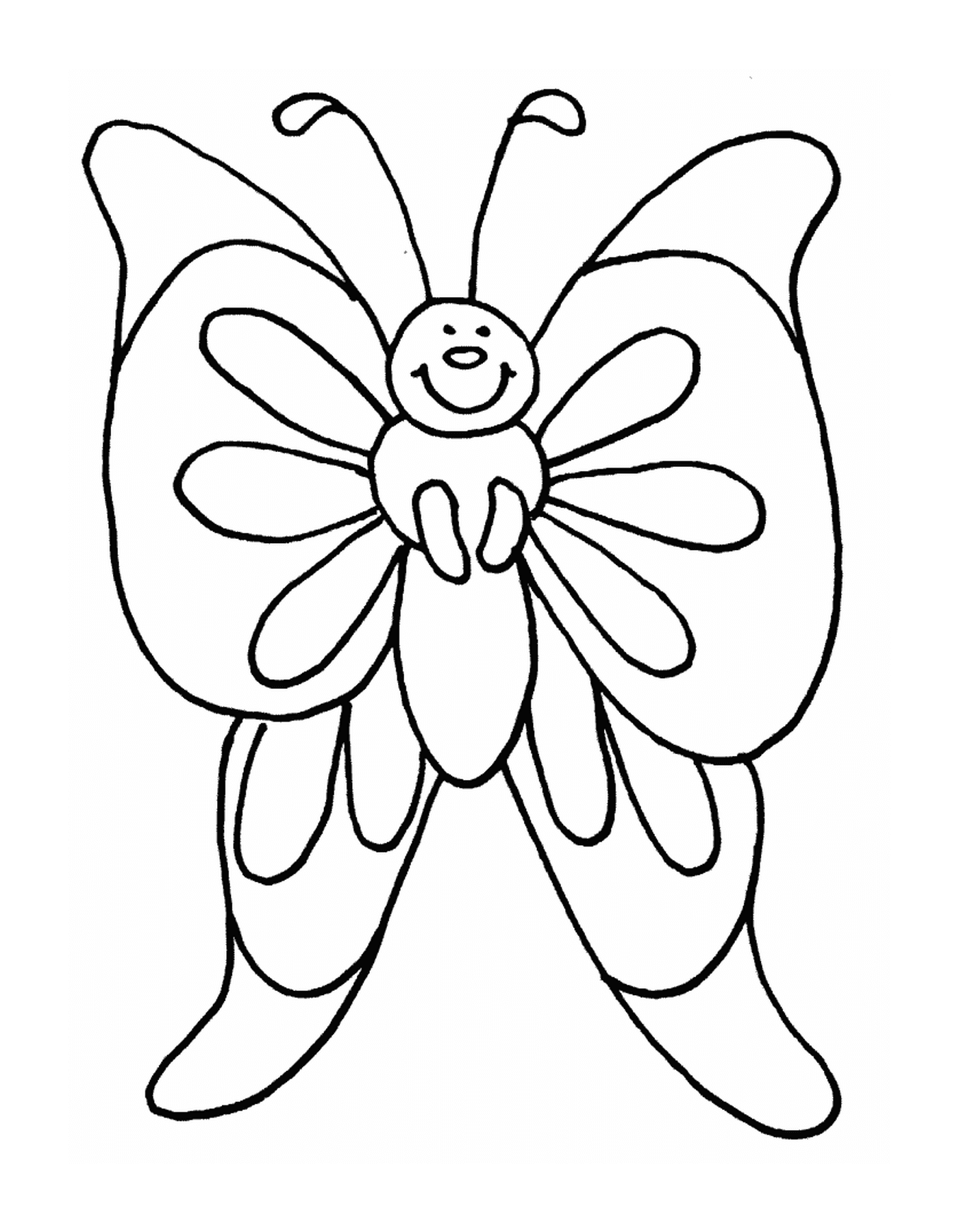 coloriage papillon 35