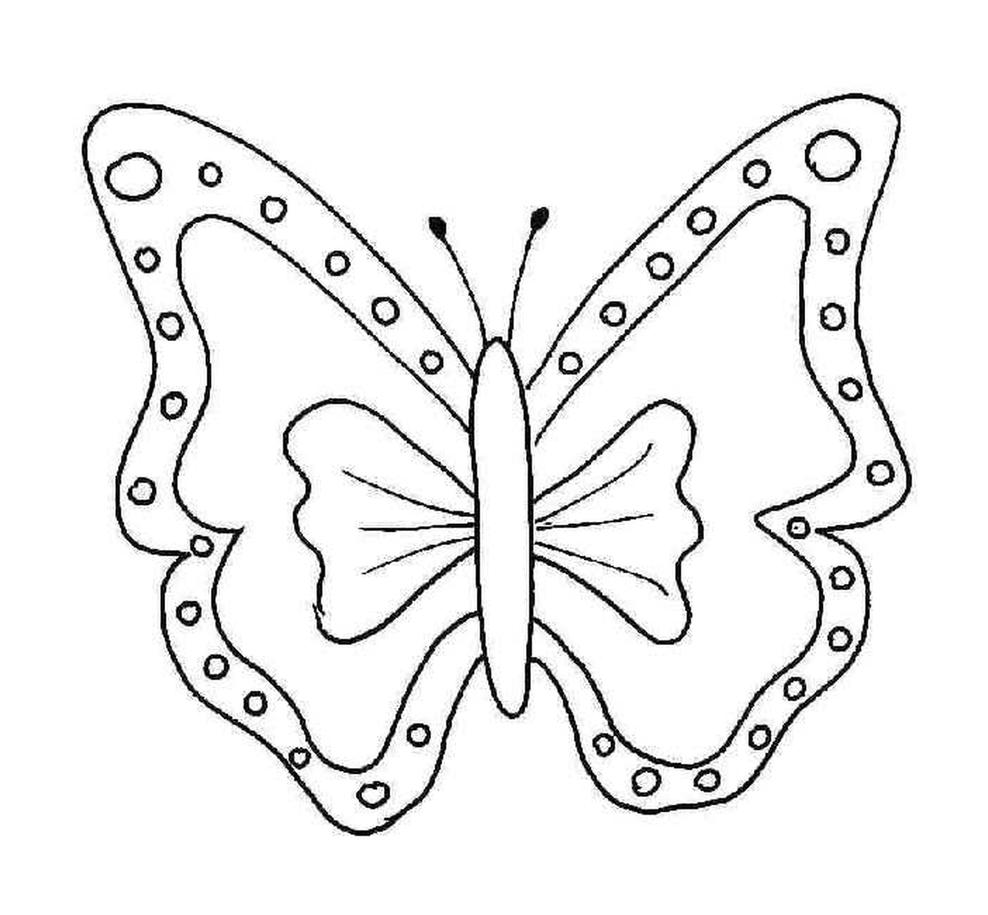 coloriage papillon 18