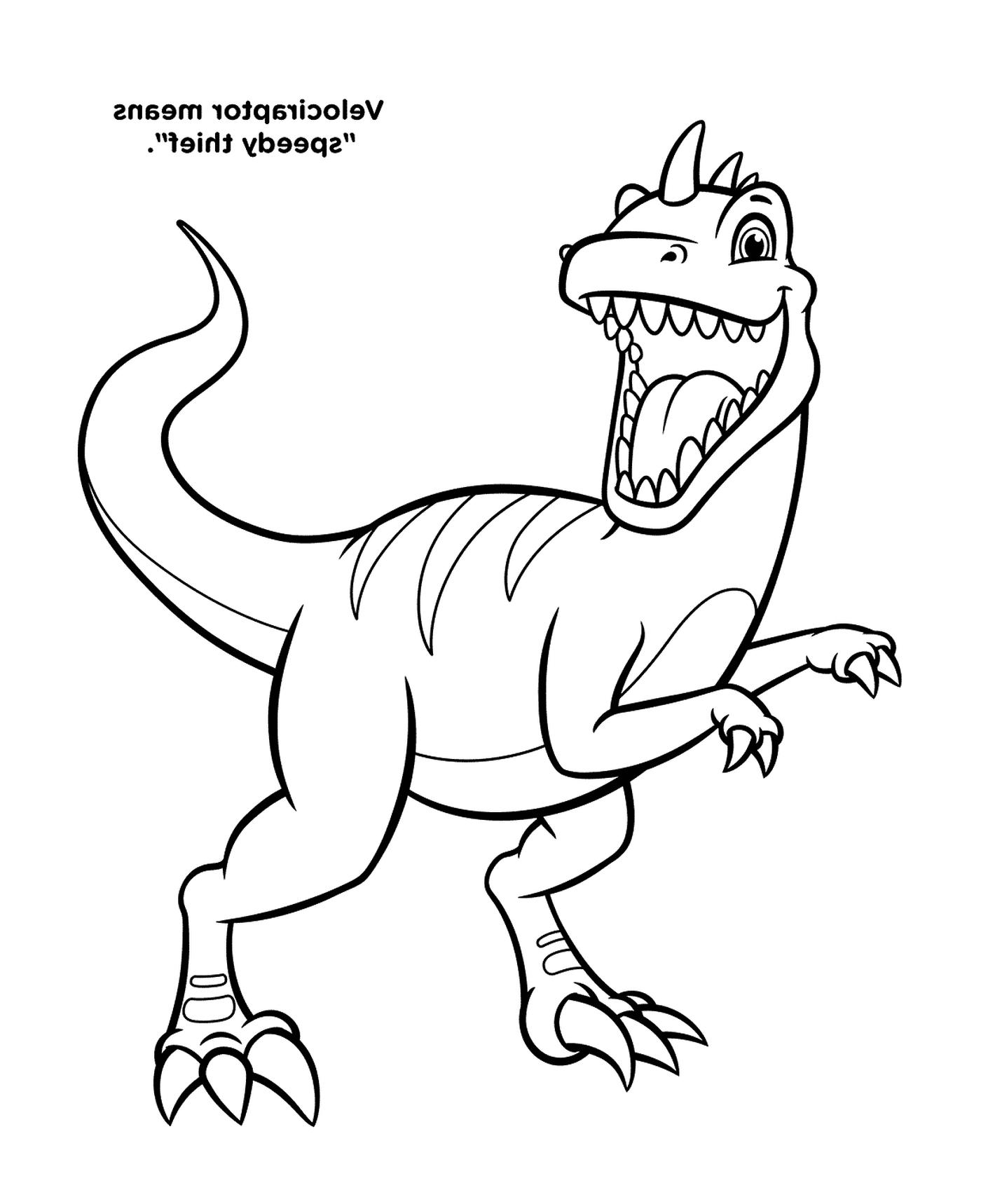 coloriage Dinosaure Velociraptor Pat Patrouille Season 7