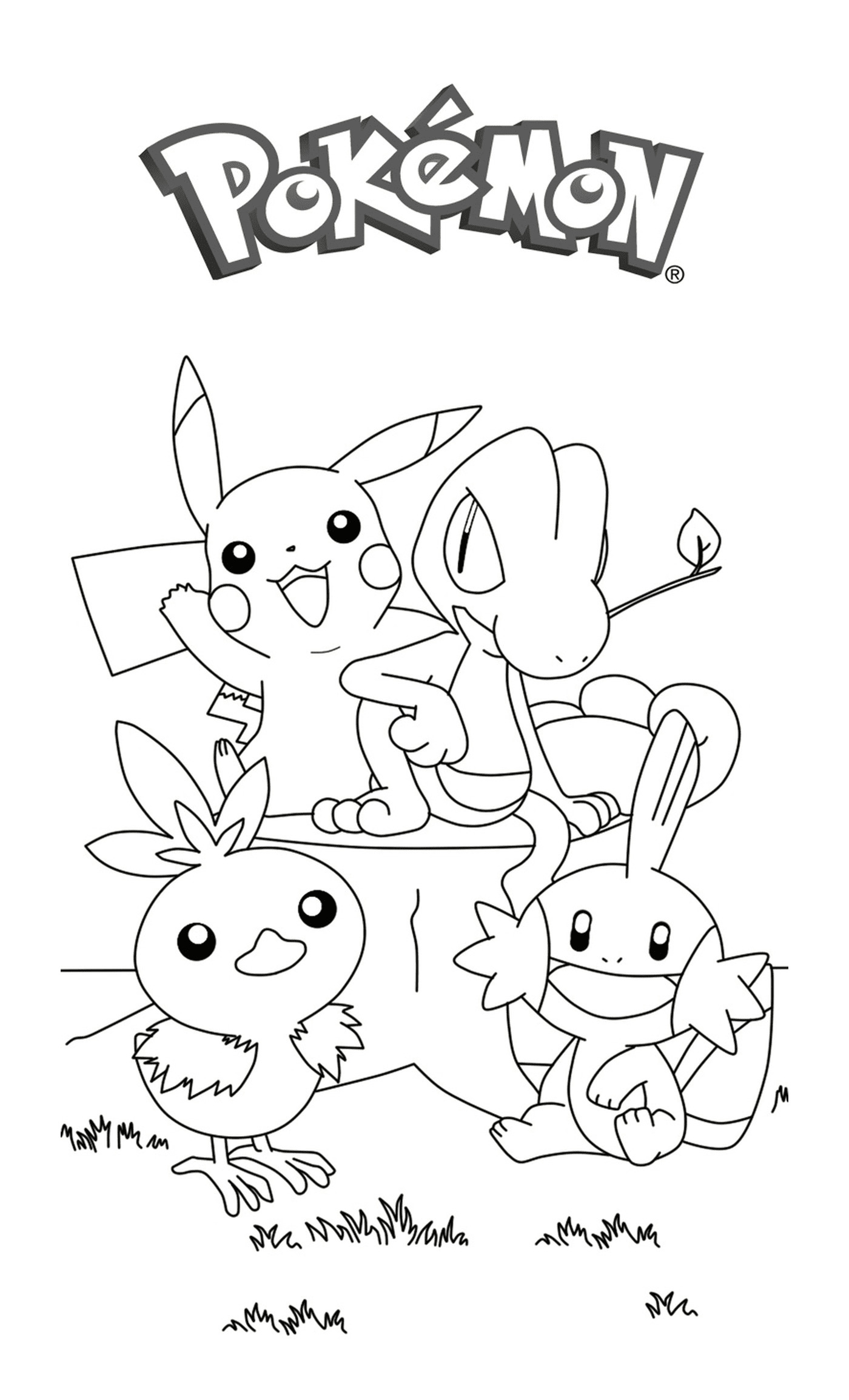coloriage pikachu 179