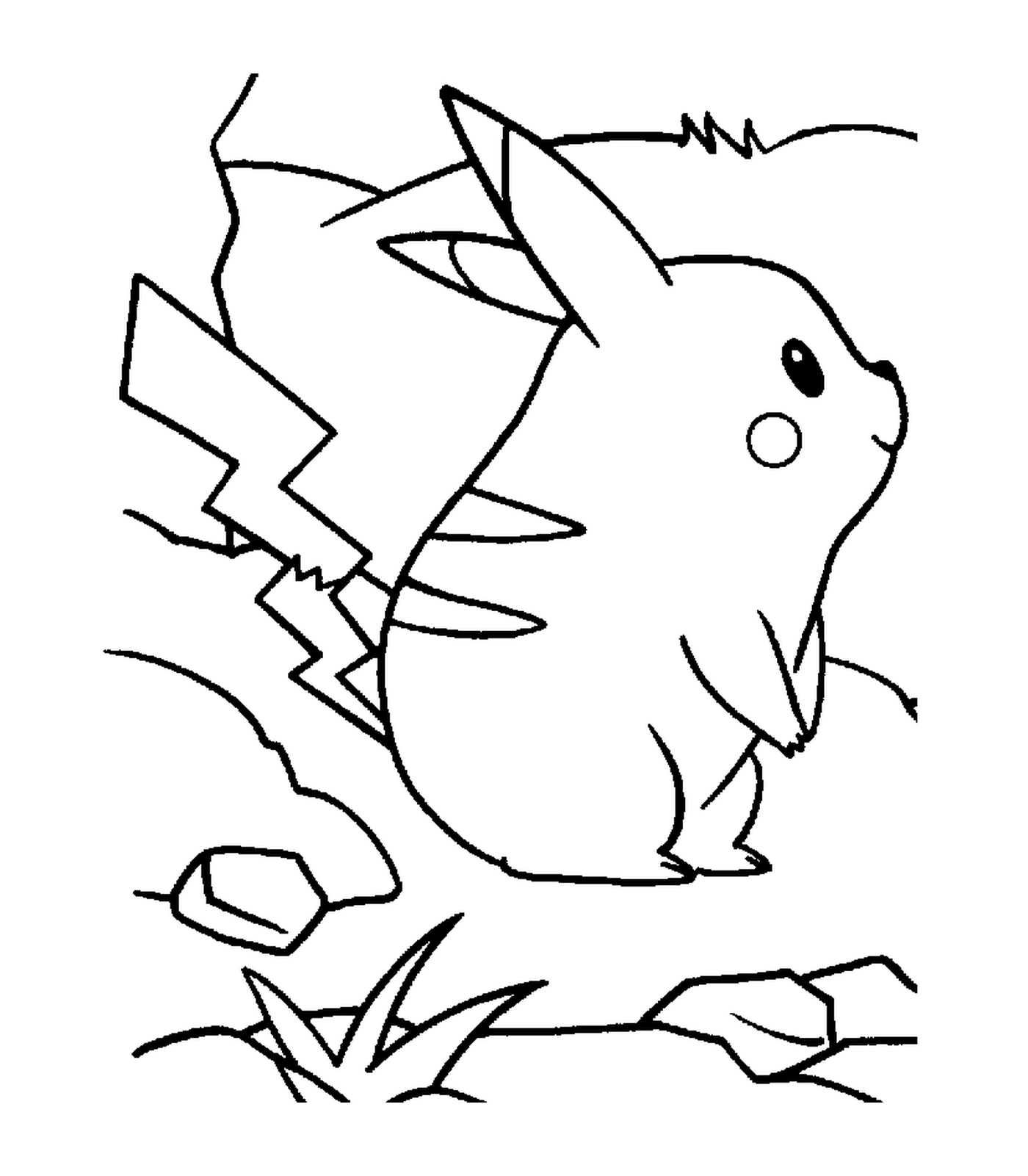 coloriage pikachu 186