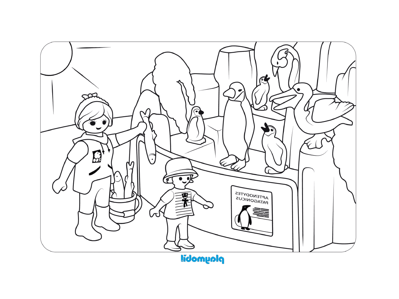 coloriage animaux playmobil le dierentuin 2