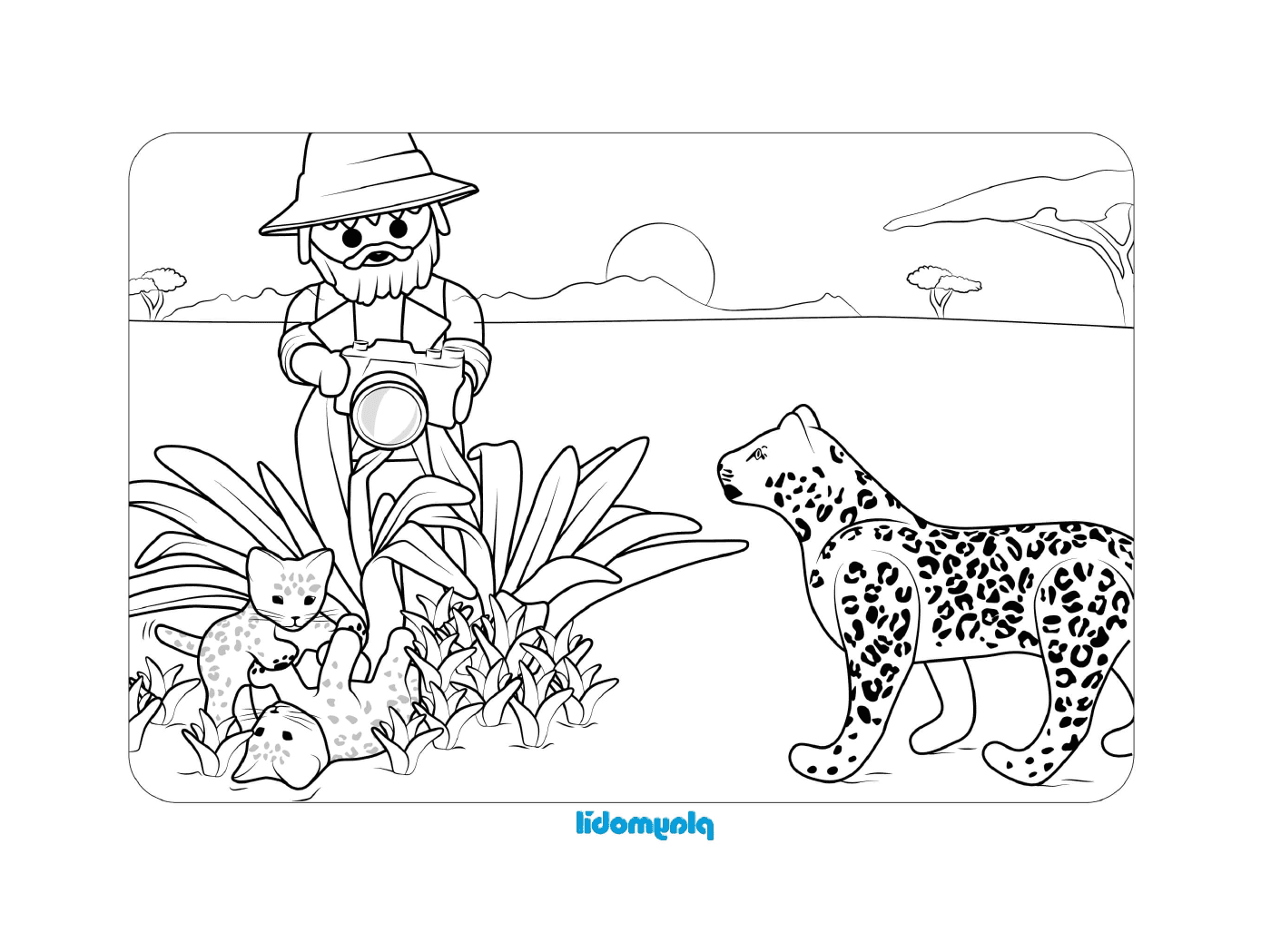 coloriage animaux sauvages 3