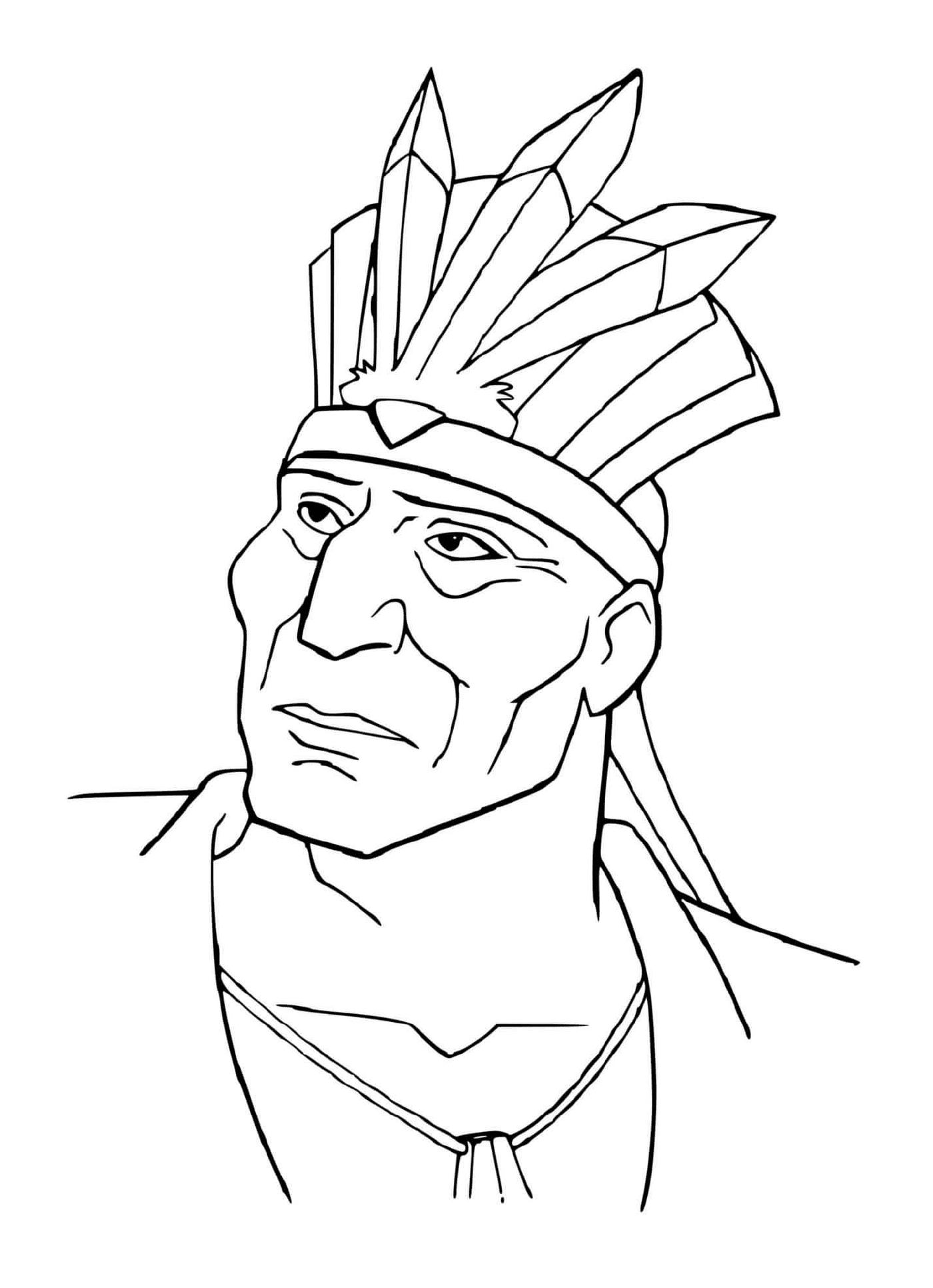 Pocahontas Chef Amerindien