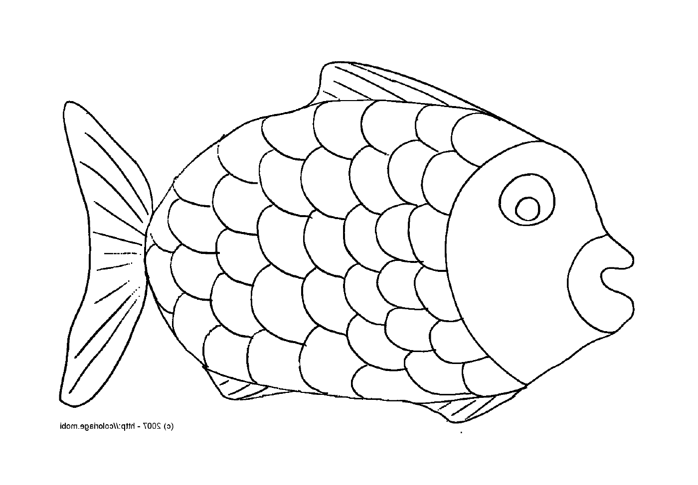coloriage poisson davril 22