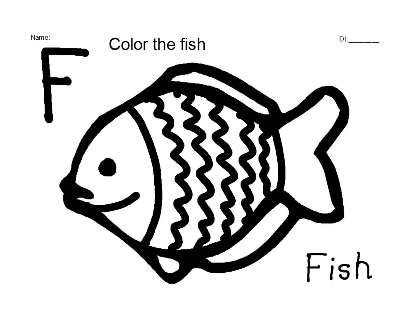 coloriage poisson 270