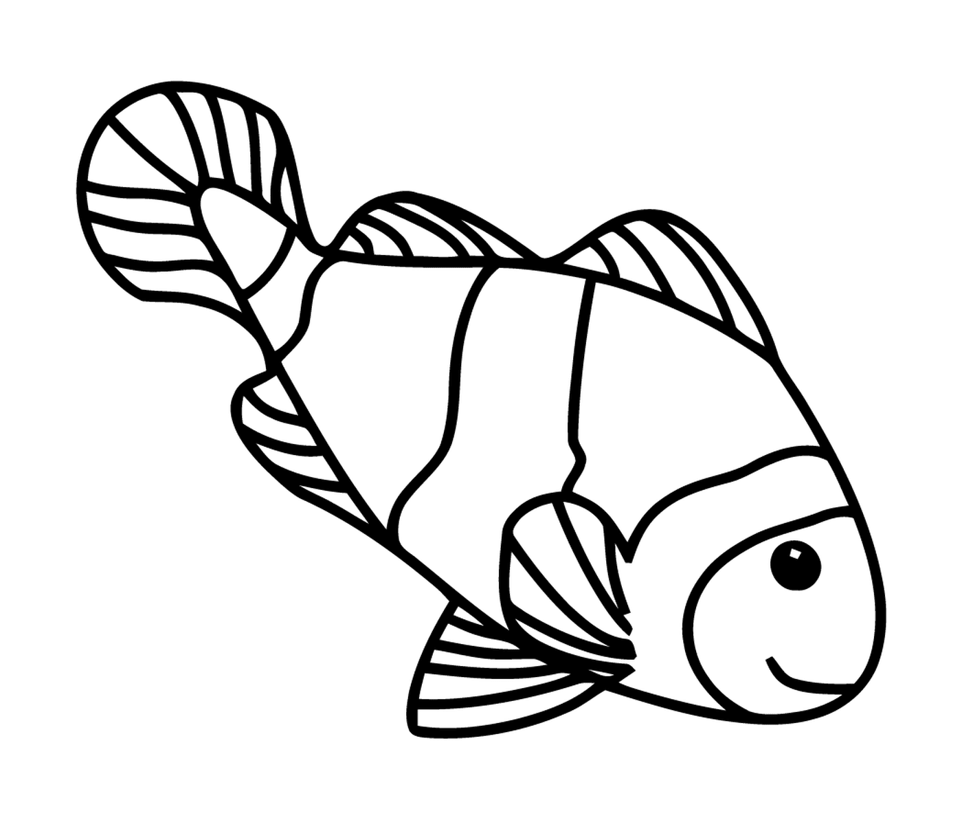 coloriage poisson 25
