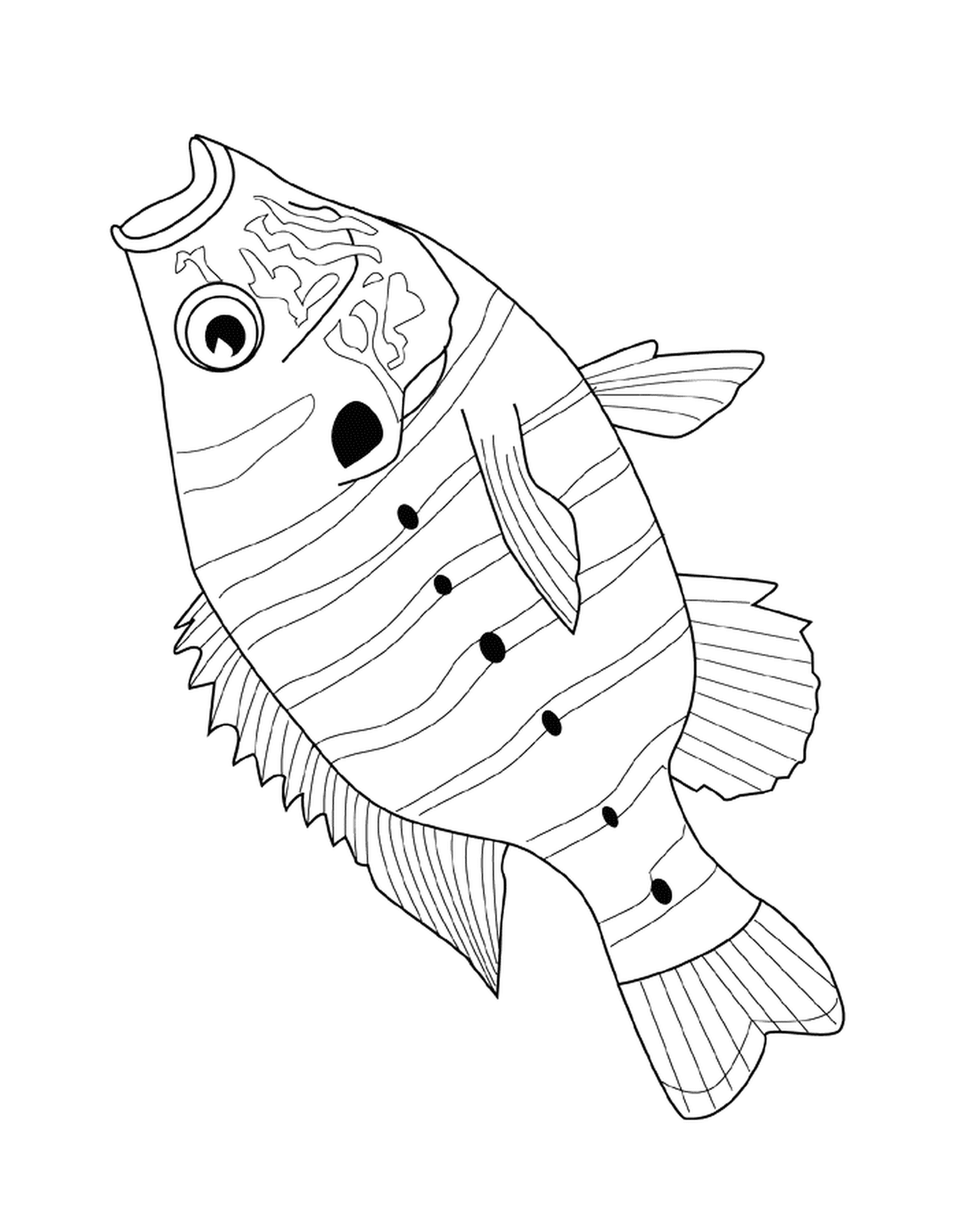 coloriage poisson 156