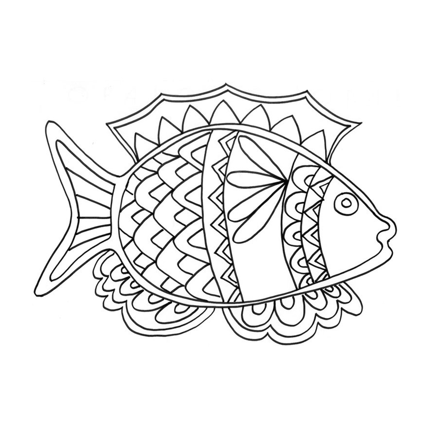 coloriage poisson 159
