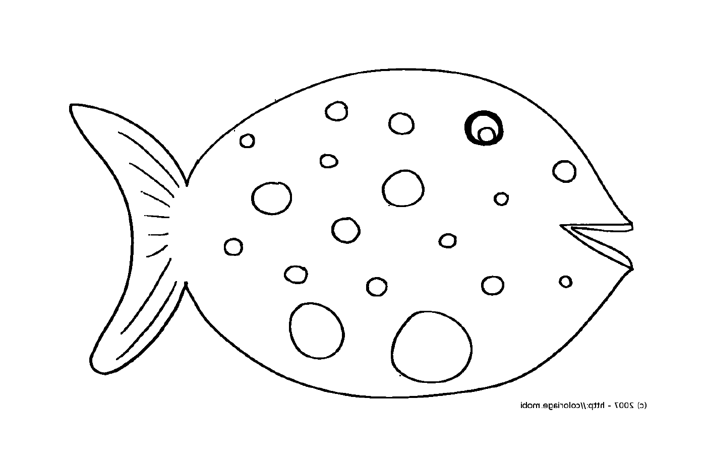 coloriage poisson 22
