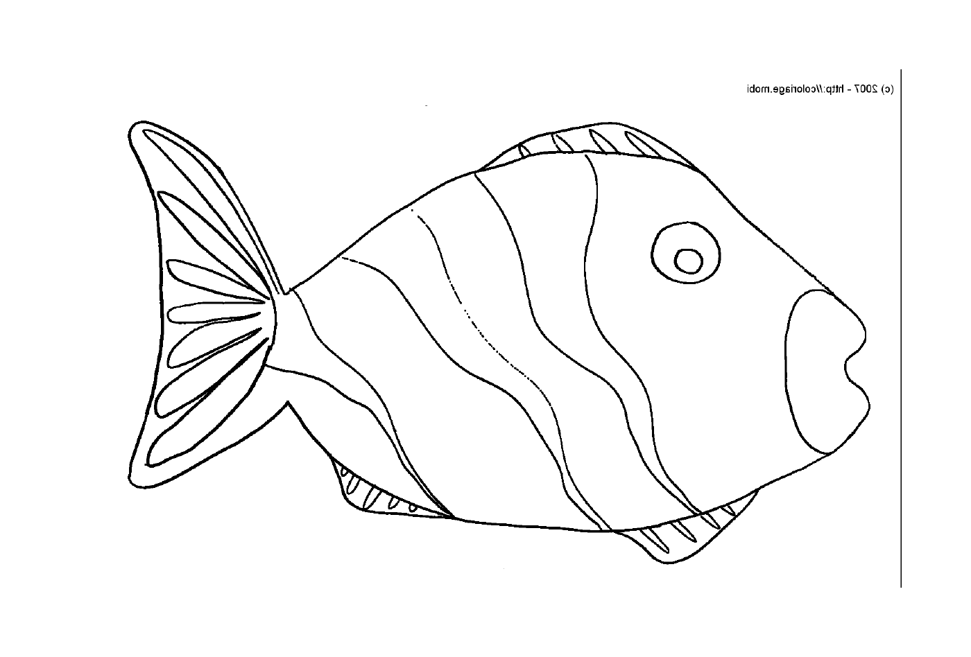 coloriage poisson 262