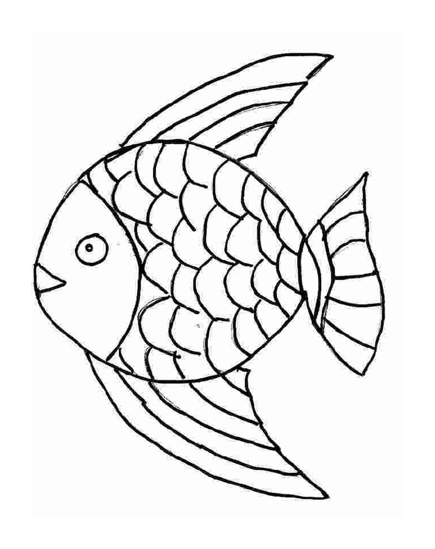 coloriage poisson 4