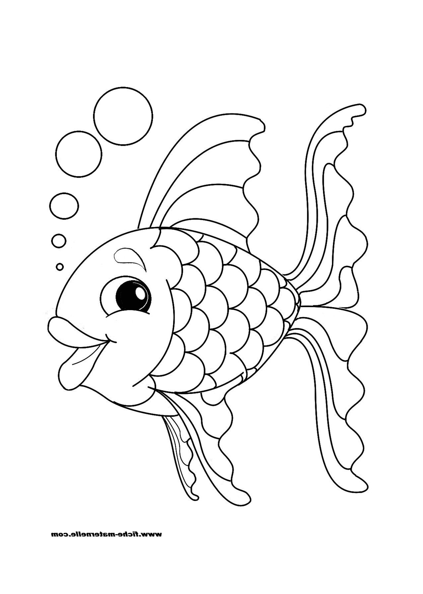 coloriage poisson 56
